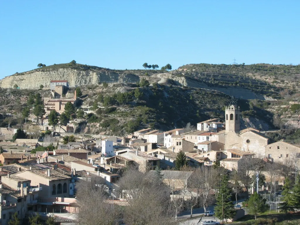 Photo showing: Fotografia parcial de Copons mirant cap al Nord. Any 2006.