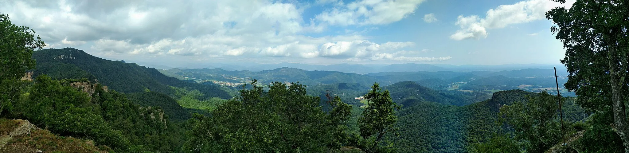 Photo showing: Castle of Finestres panoramic view