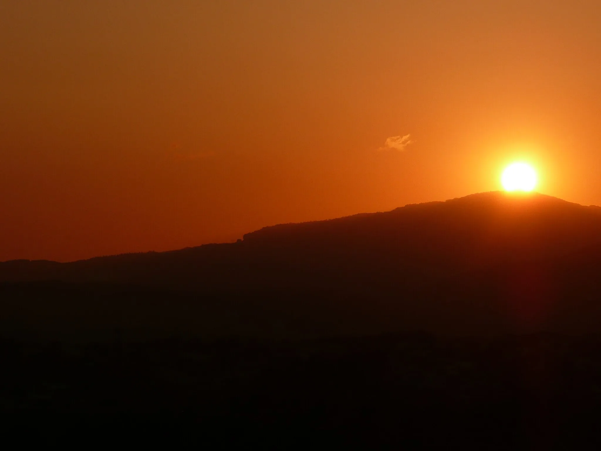 Photo showing: Vista Montserrat des de Lliçà d'Amunt