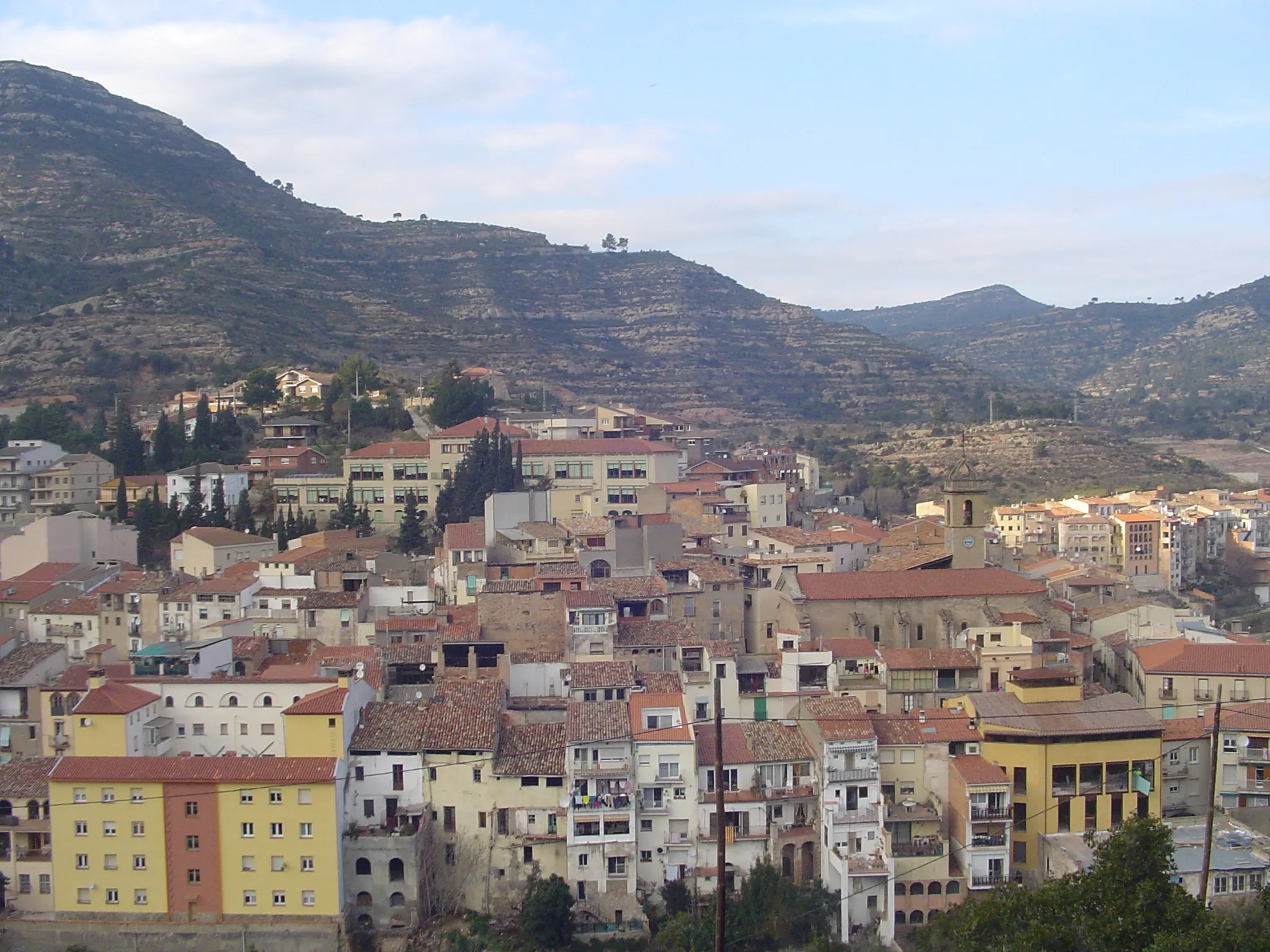 Photo showing: Cara sud Monistrol de Montserrat (gener 2007)