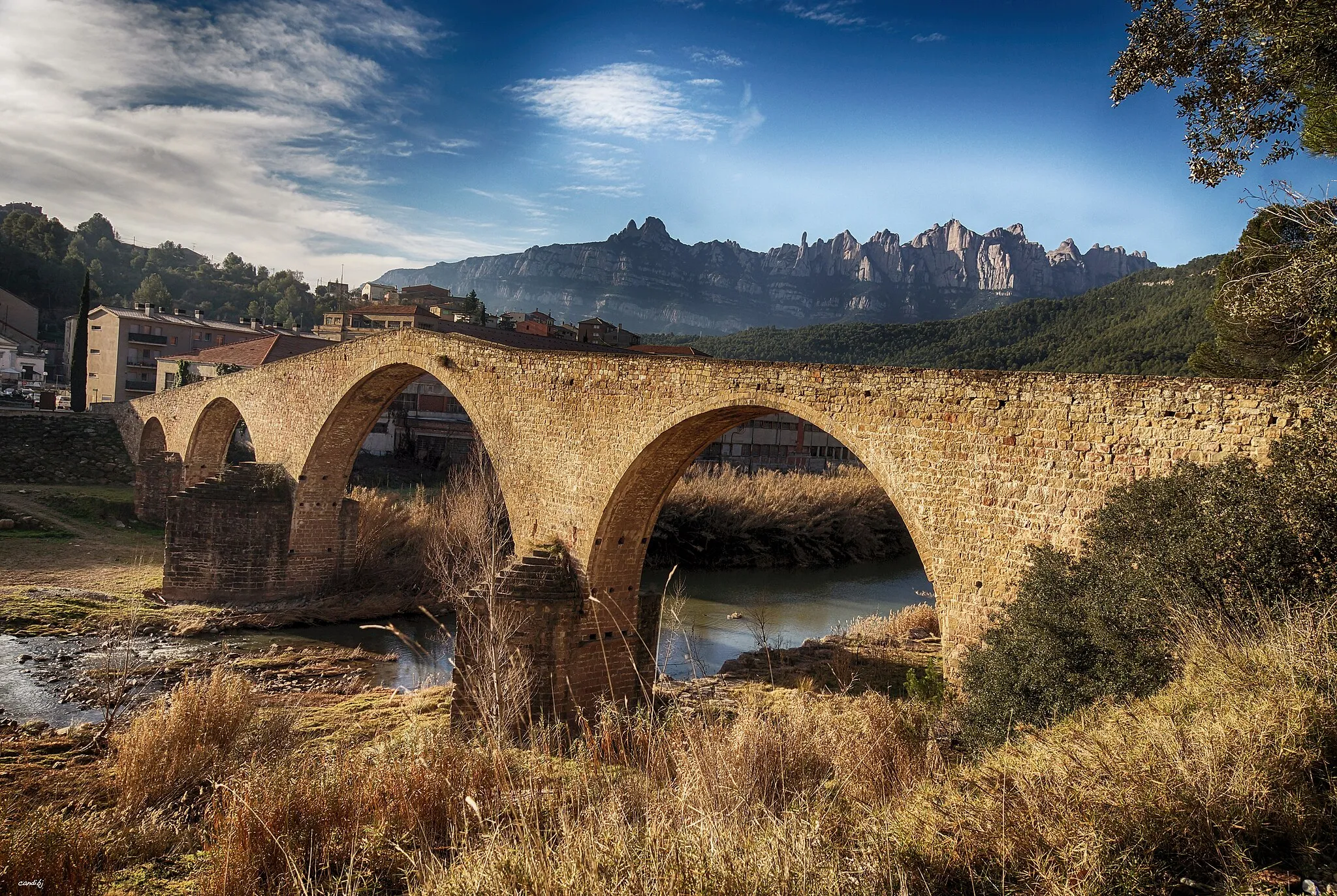 Photo showing: Pont Vell de Castellbell i el Vilar.