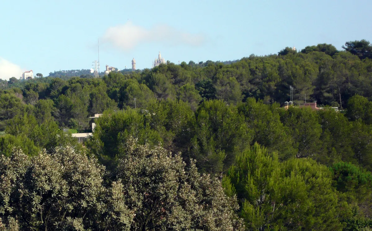 Photo showing: Sierra de la Collserola desde San Cugat