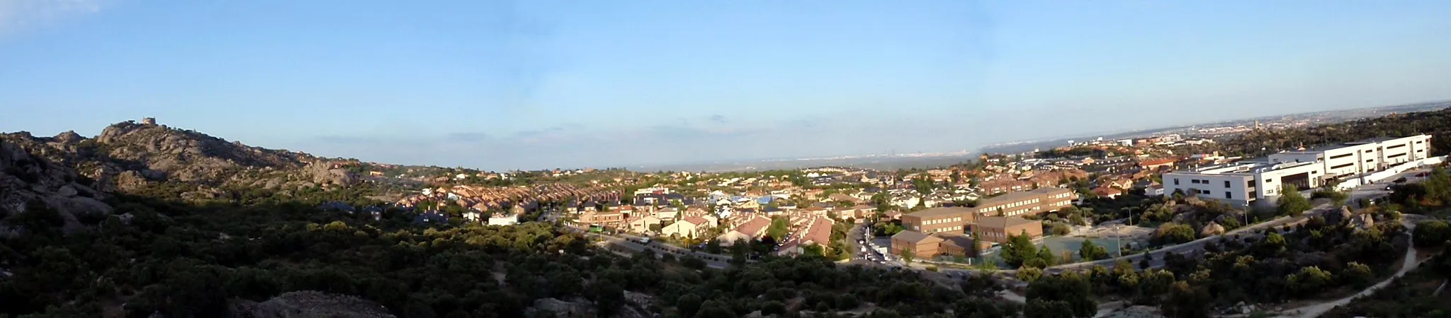 Photo showing: Torrelodones. Vista panorámica del pueblo desde Polideportivo.
