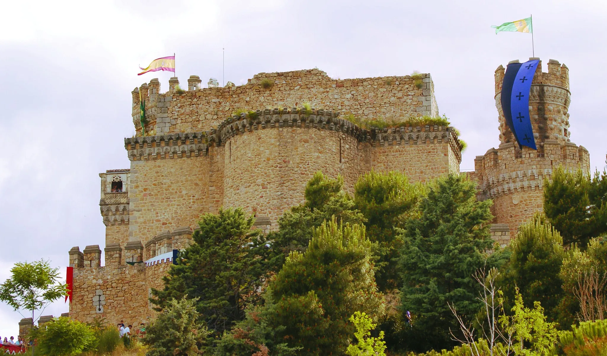 Photo showing: Rear of Manzanares el Real Castle.