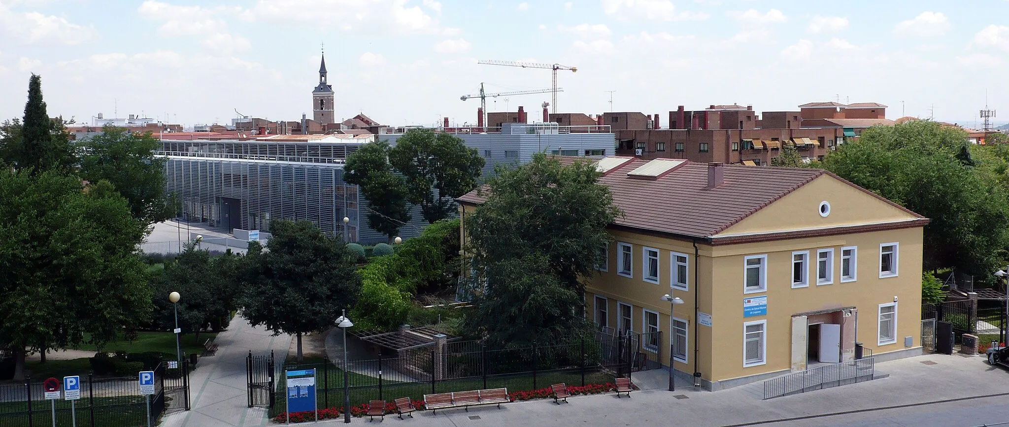 Photo showing: View of Leganés city center.