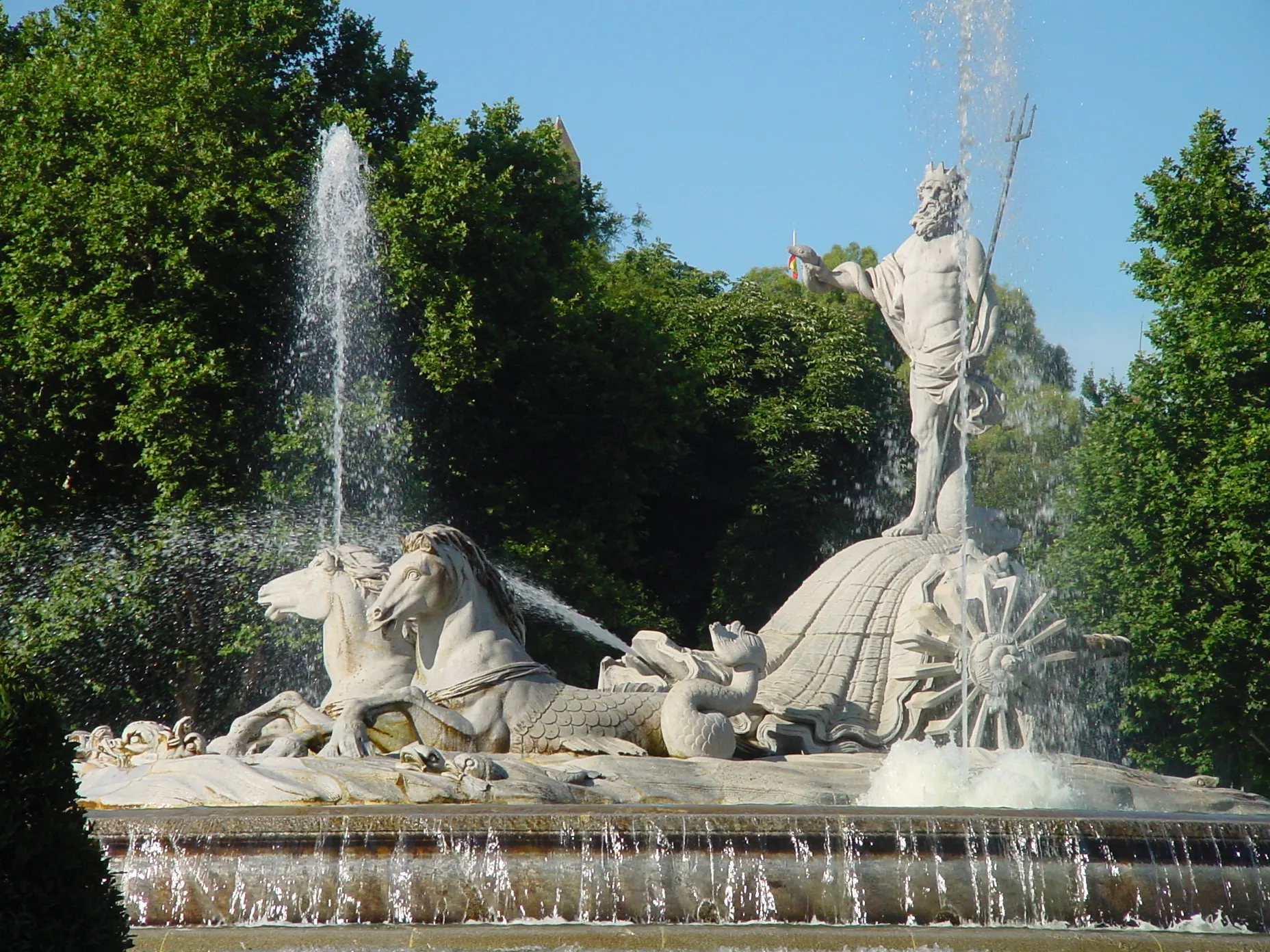 Photo showing: Fuente de Neptuno en Madrid