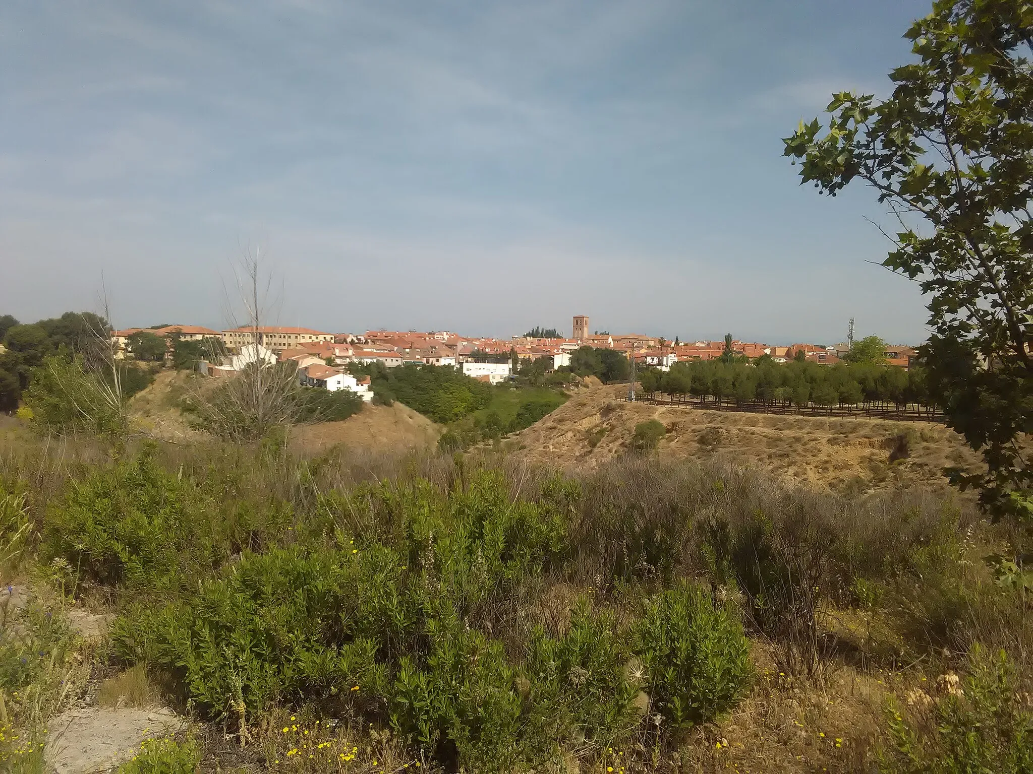 Photo showing: Paracuellos de Jarama from the south (27/5/2017).