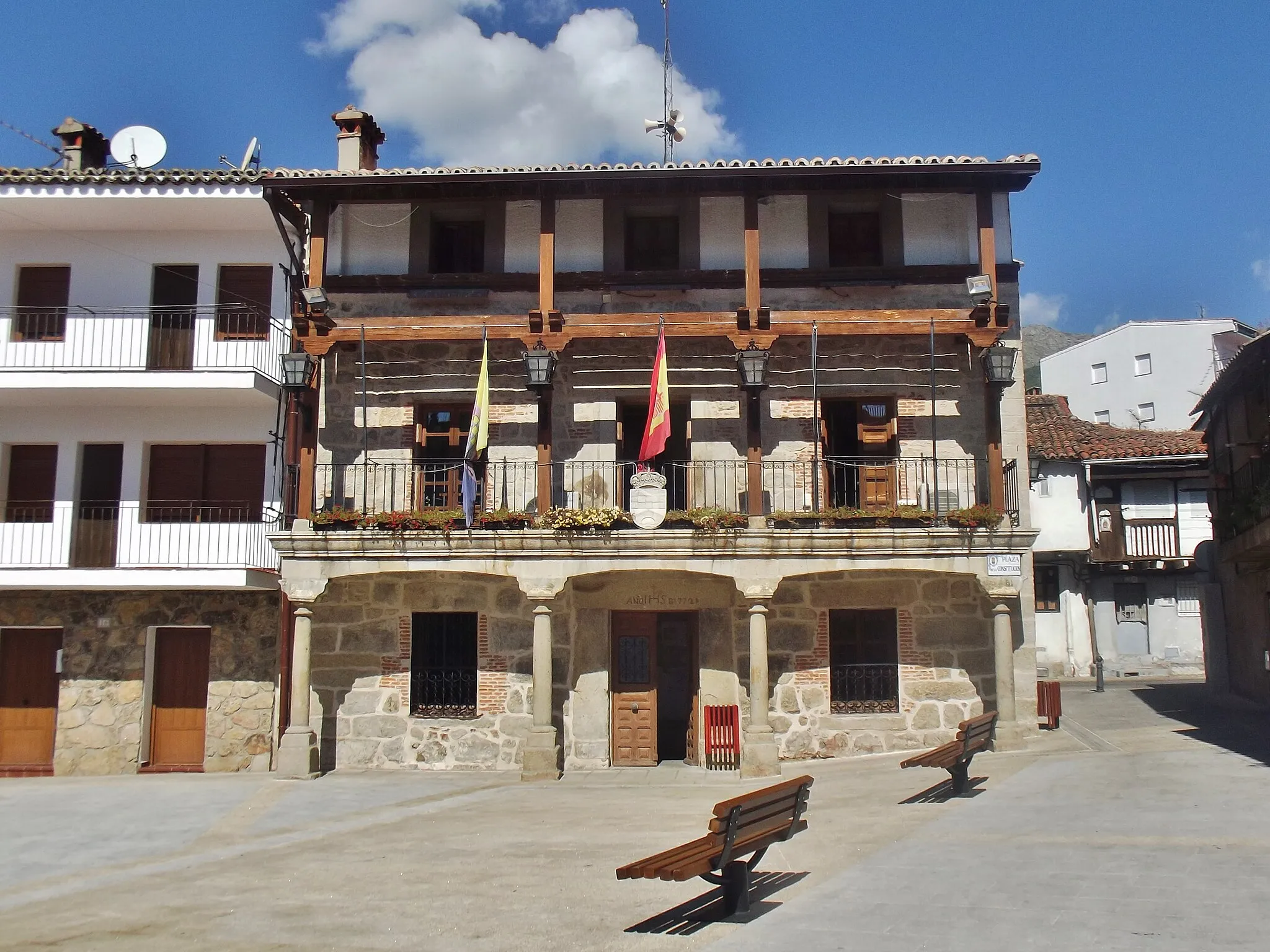 Photo showing: Casa consistorial de Piedralaves.