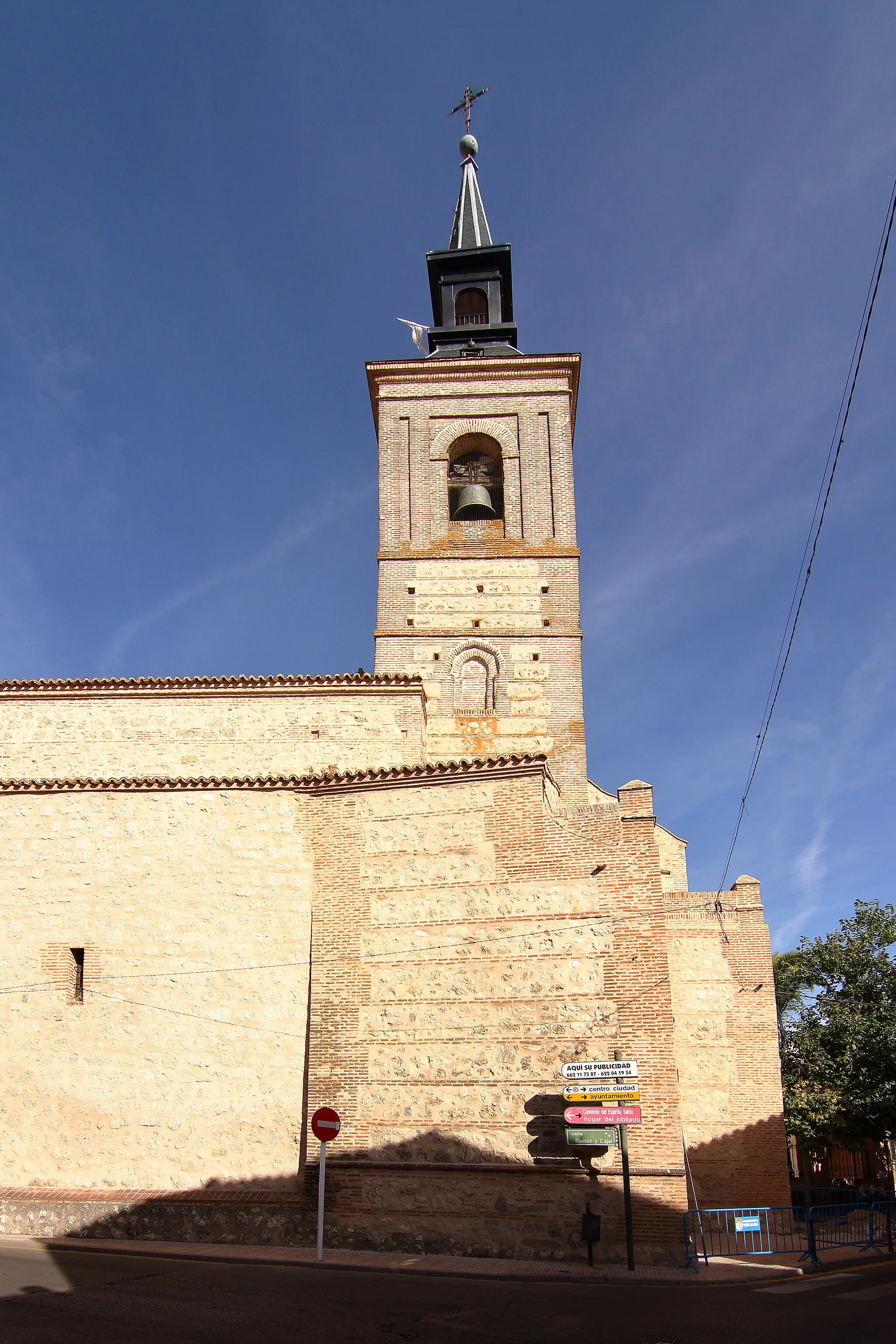 Photo showing: Iglesia San Juan Bautista, torre, Fuensalida