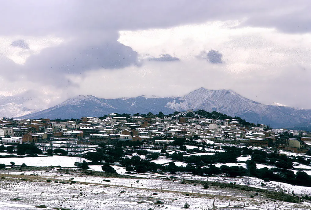 Photo showing: El Vellón, snowy. Madrid, Spain