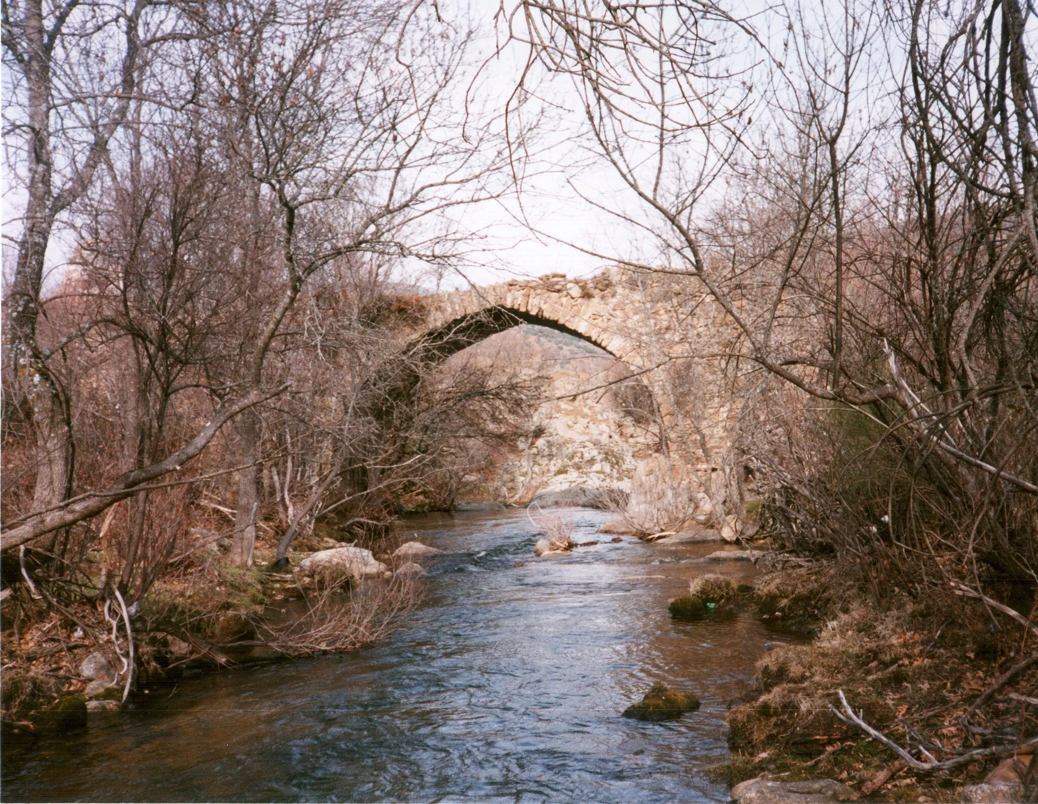 Photo showing: Bridge of Matafrailes, Canencia, Madrid (Spain).