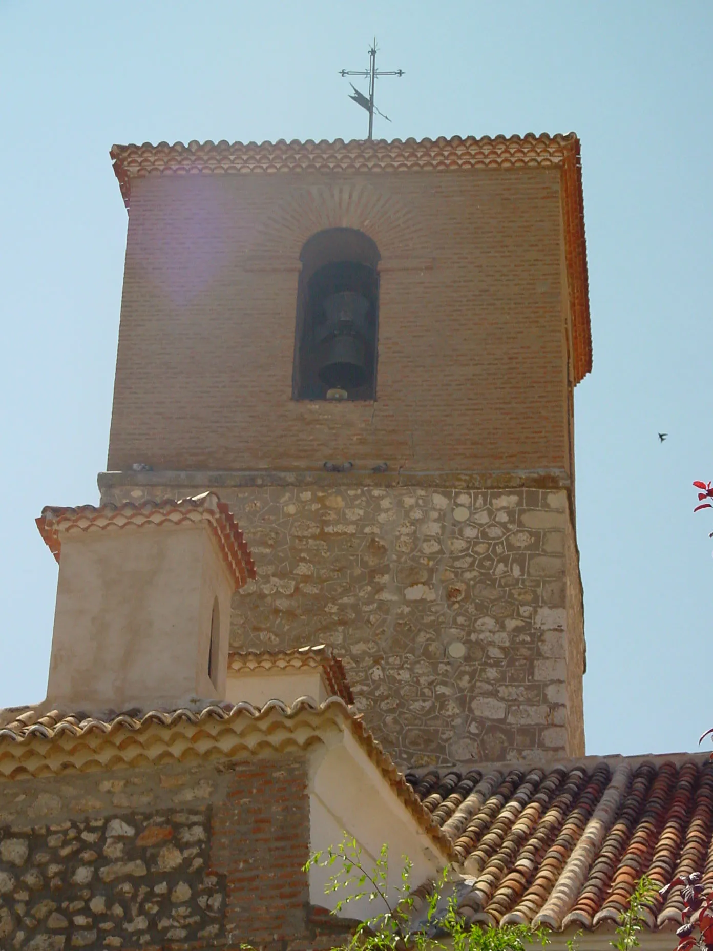 Photo showing: Detalle campanario iglesia en Anchuelo.