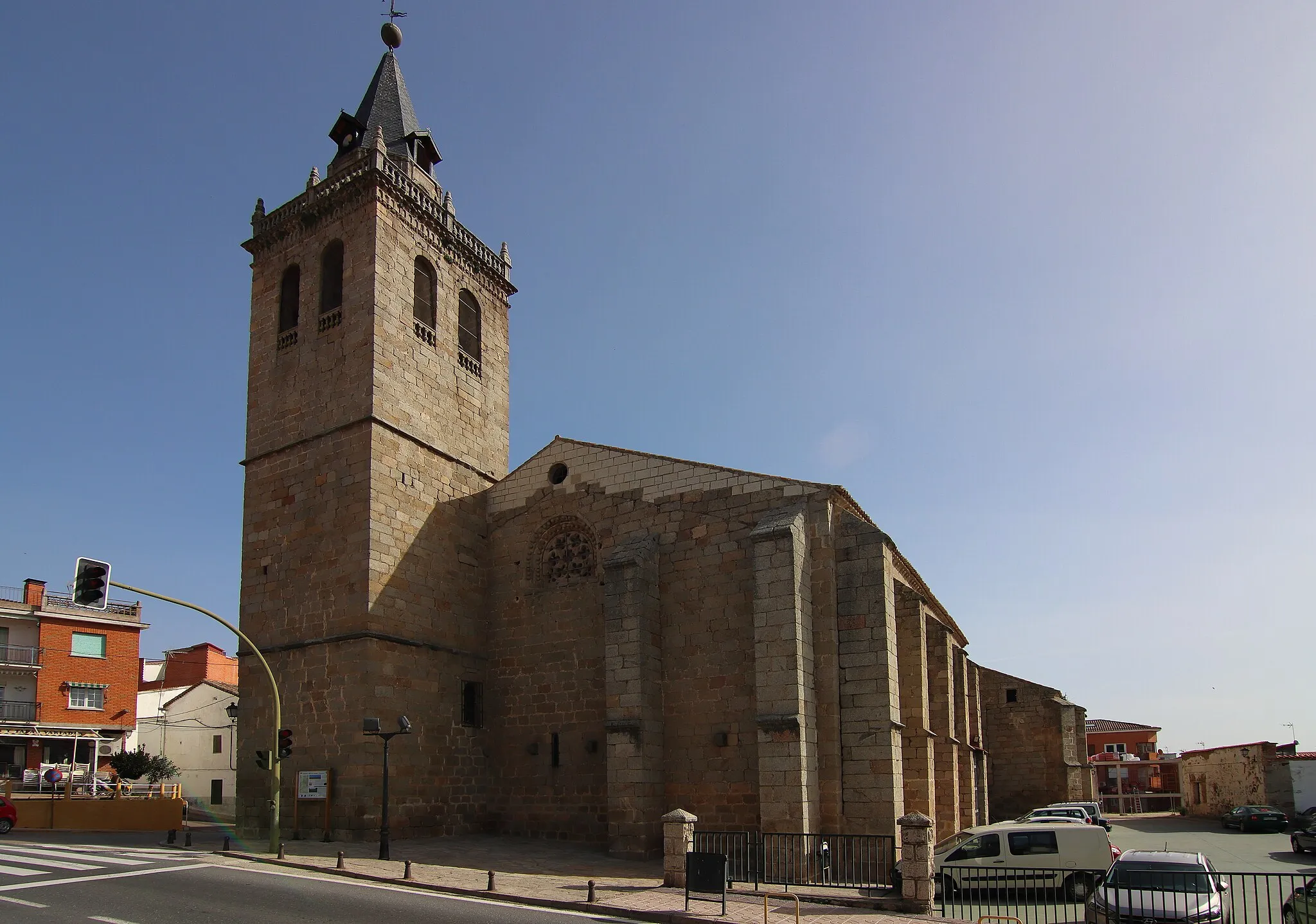 Photo showing: Iglesia de San Cristóbal, Almorox, fachada oeste