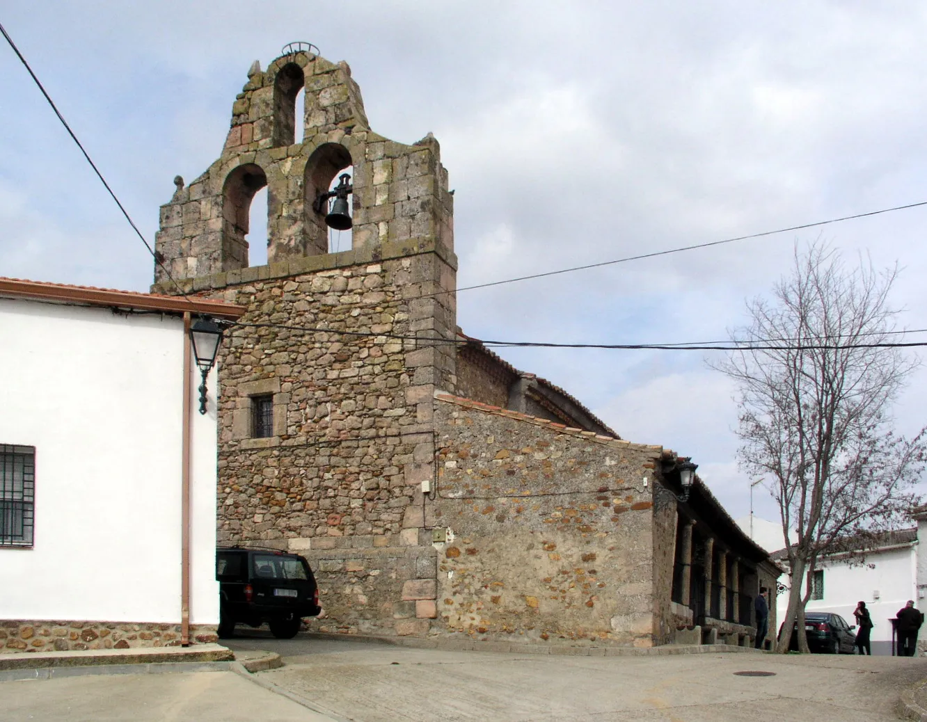 Photo showing: Puebla de Beleña, Church, Guadalajara,  Spain. Side view.