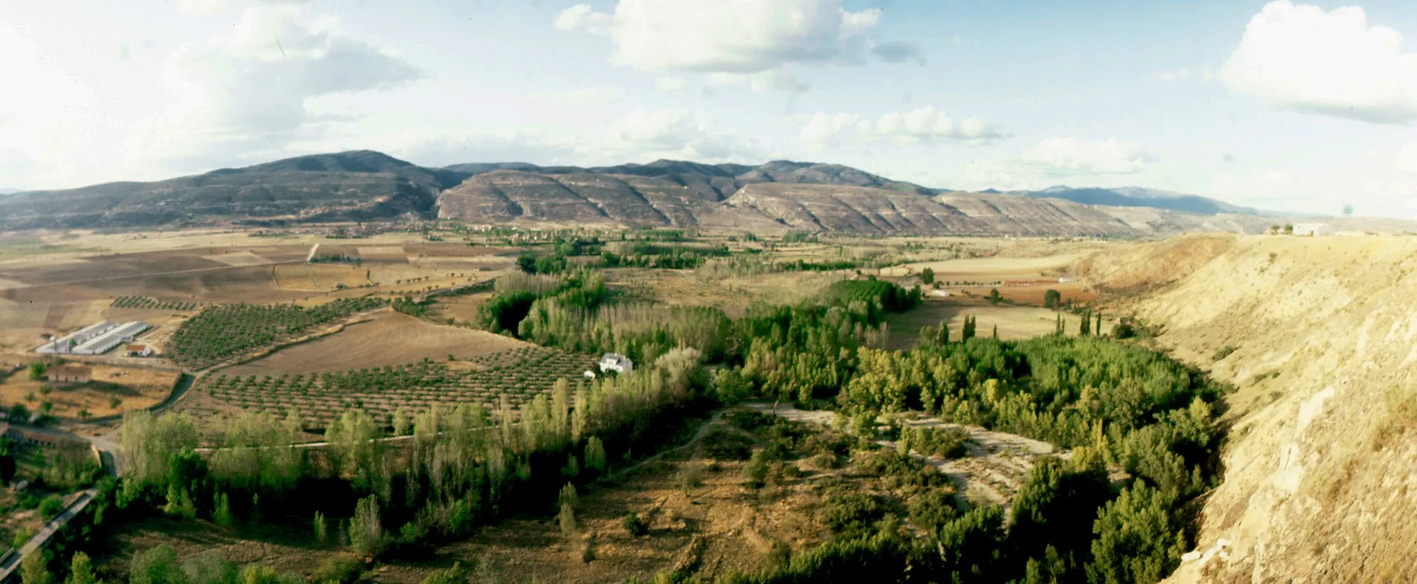 Photo showing: Jarama River bends at Torremocha / Uceda, Madrid / Guadalajara, Spain