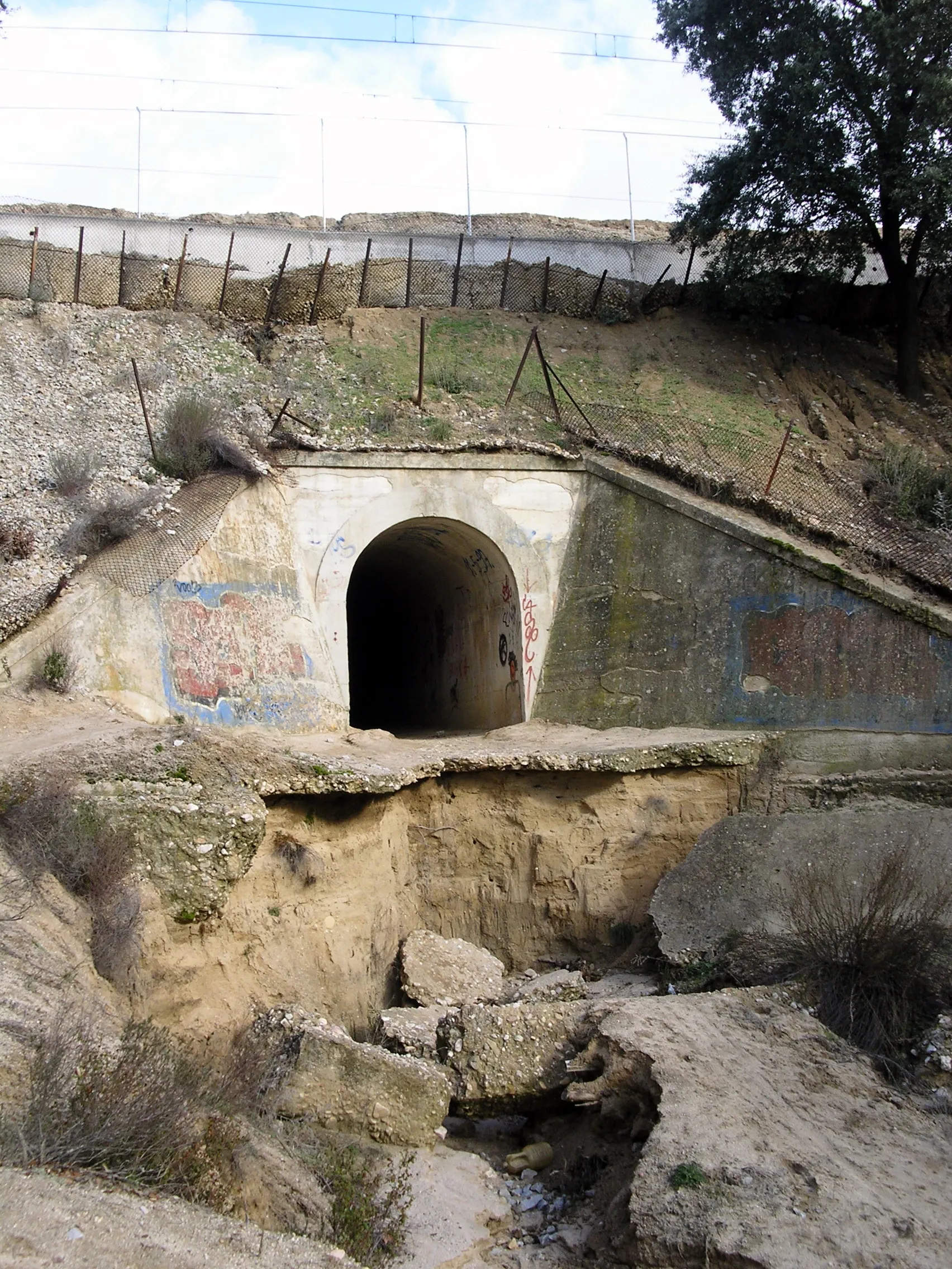 Photo showing: 2011-01-02 Tunel bajo las vias del tren