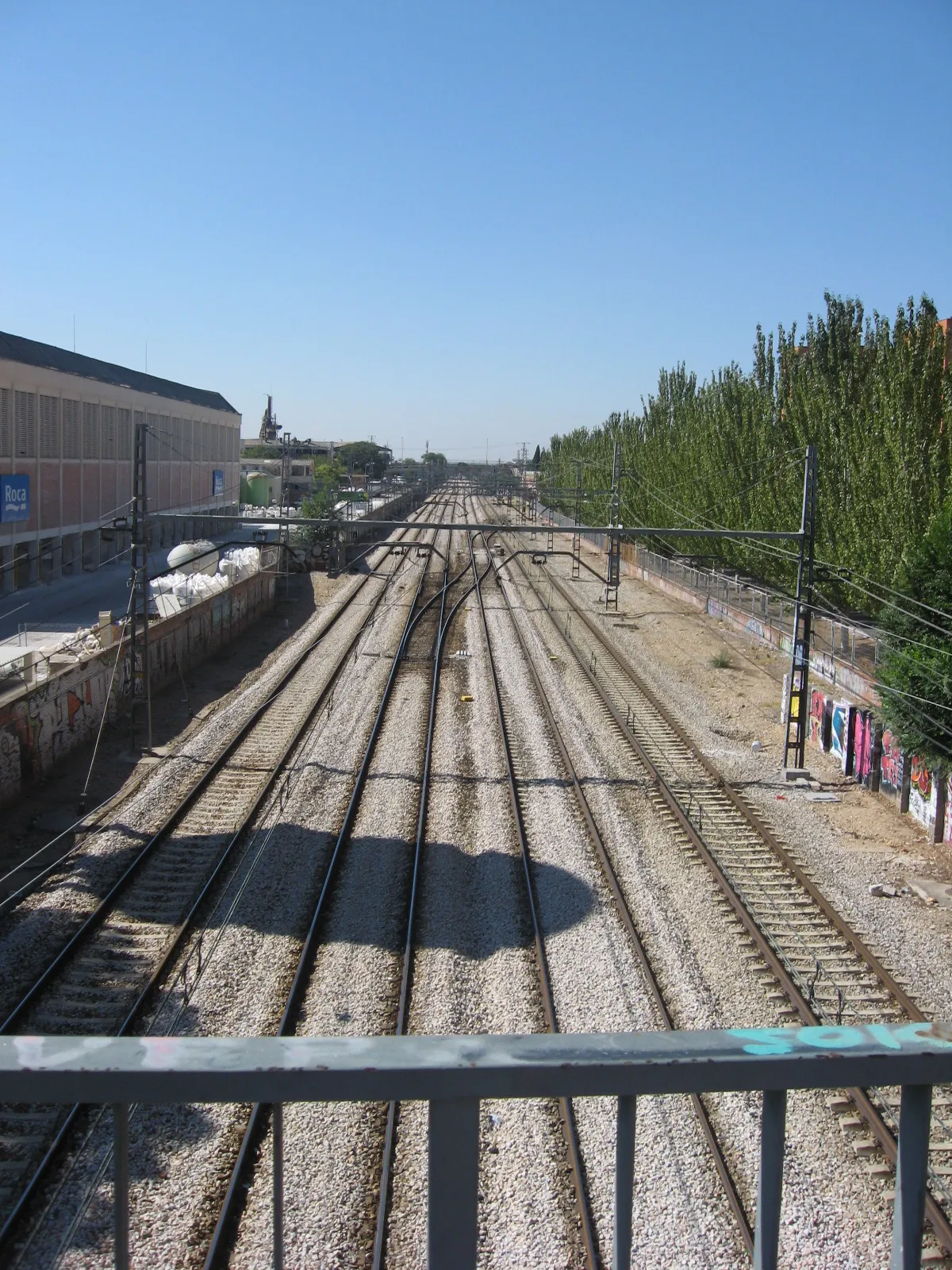 Photo showing: Vías del tren
Alcalá de Henares.
Comunidad de Madrid.

España.