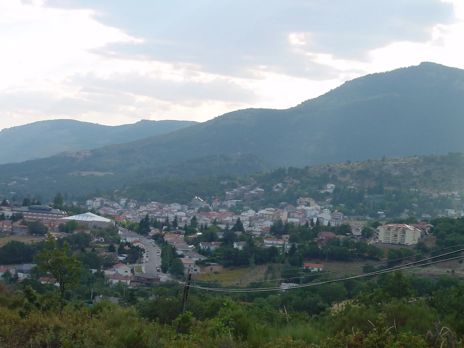 Photo showing: Vista aérea de Cercedilla.