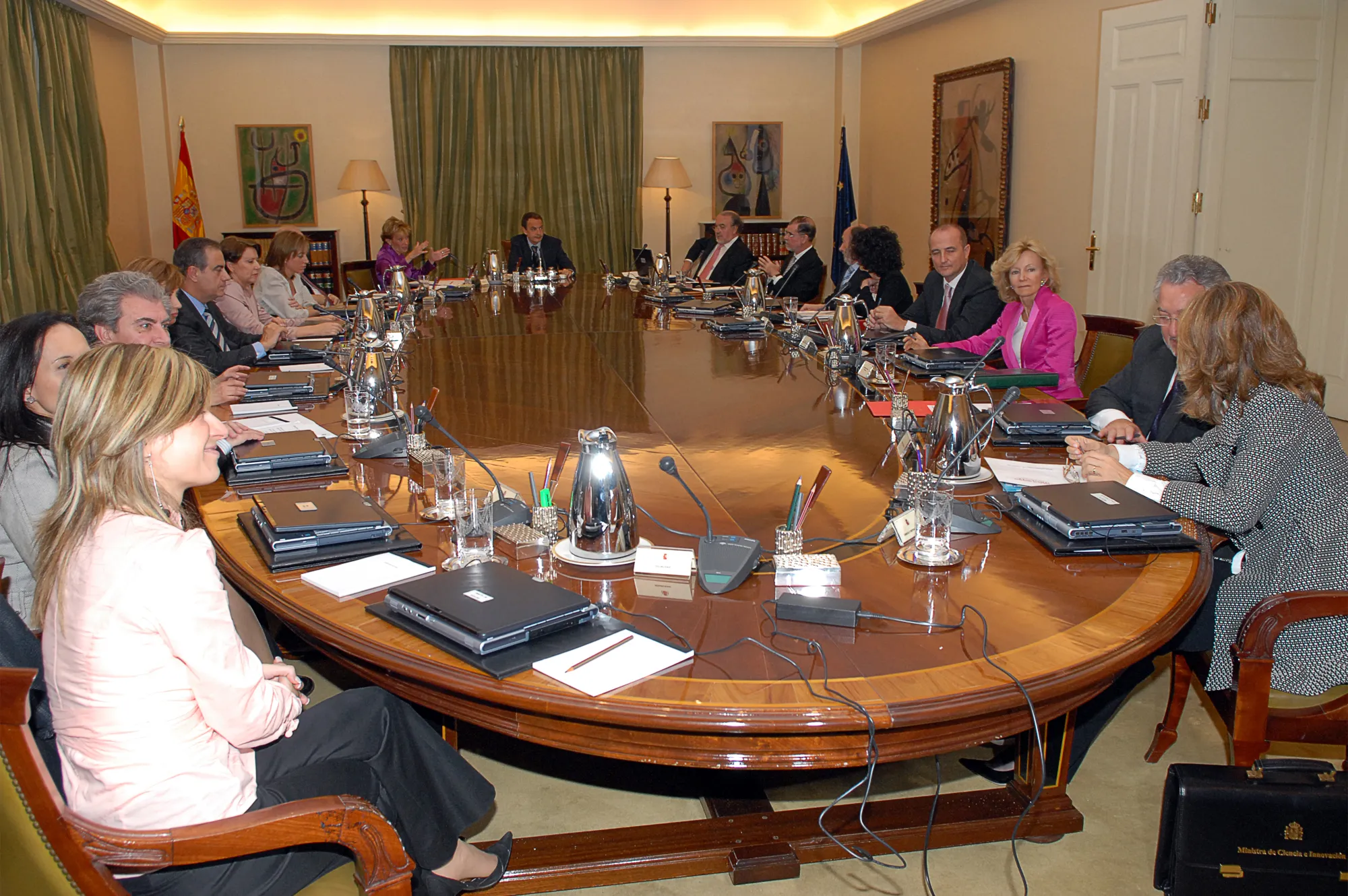 Photo showing: Meeting of the Council of Ministers of Spain celebrated on April 14, 2008.