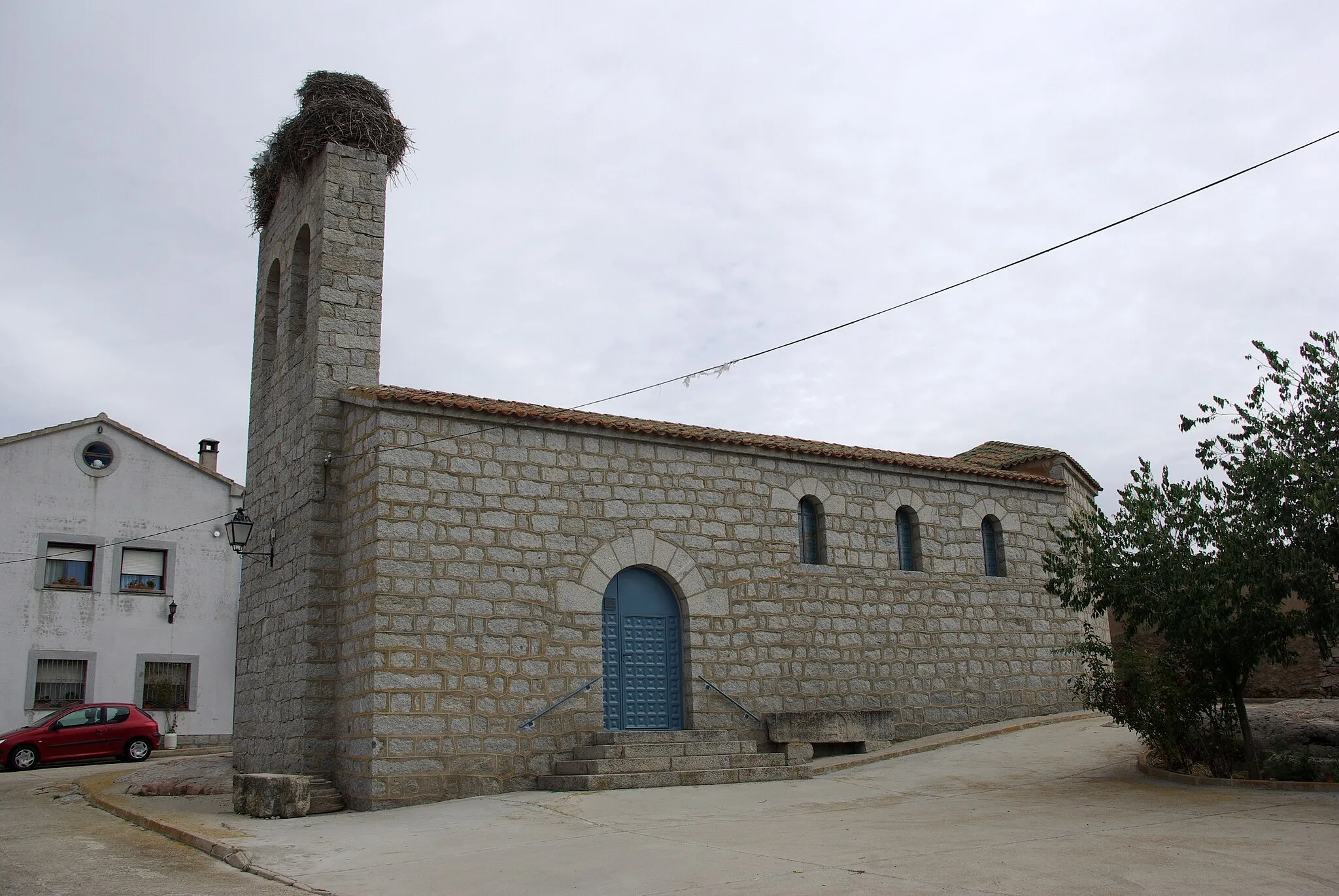 Photo showing: Church in Berrocalejo de Aragona. Ávila, Spain.