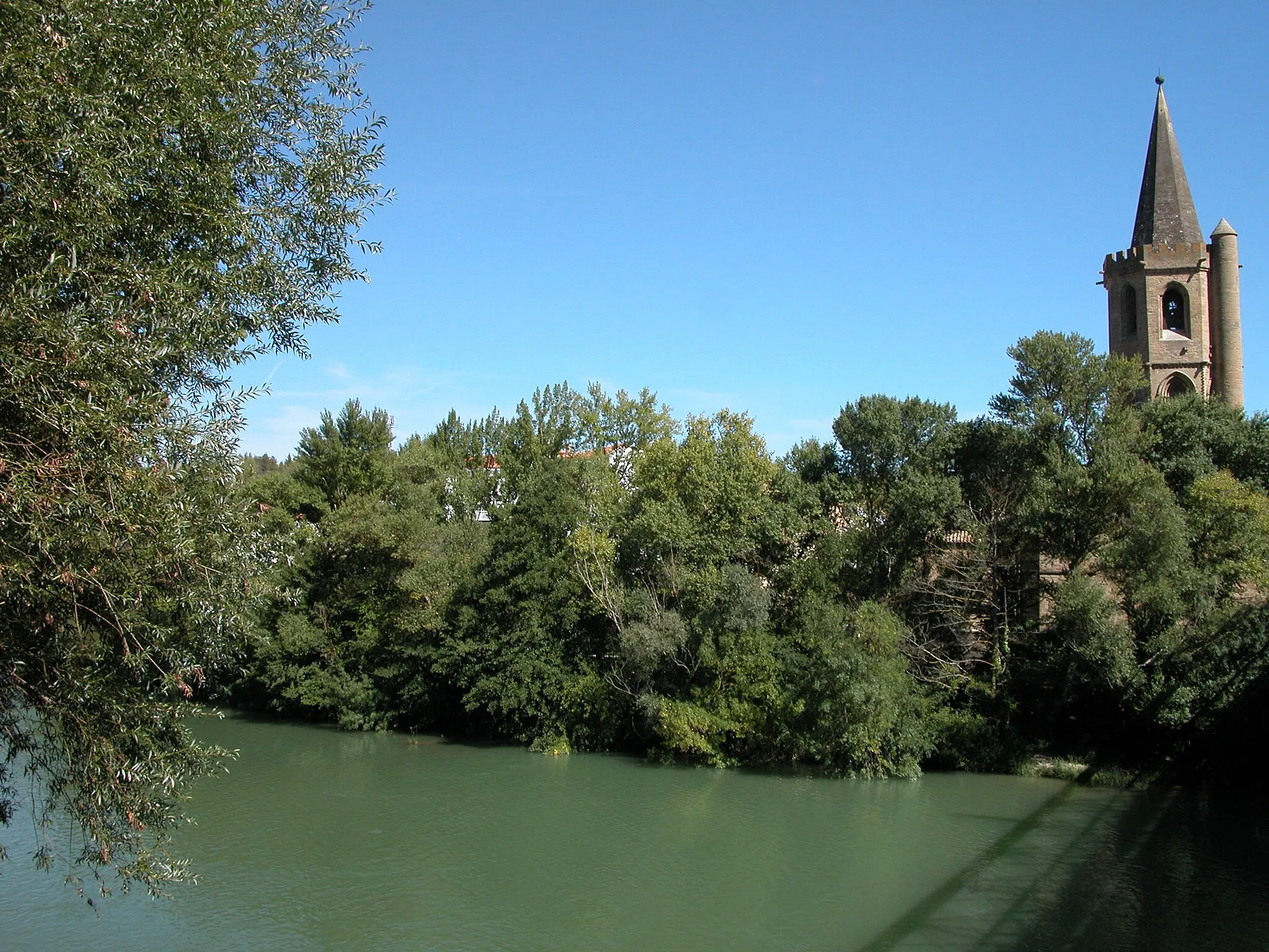 Photo showing: Aragon river in Sangüesa