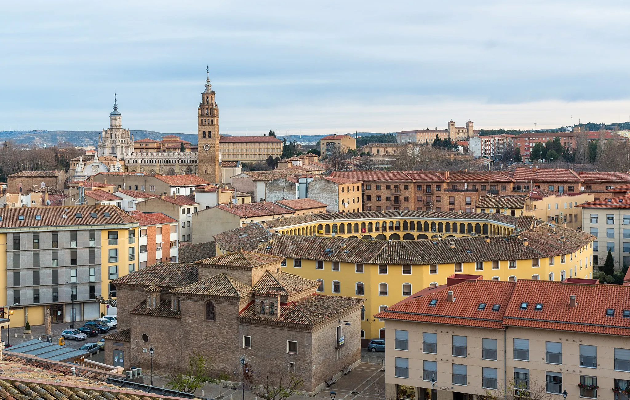 Photo showing: General view of Tarazona from the Episcopal Palace, Spain.