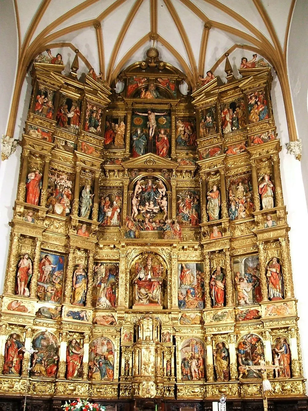 Photo showing: Retablo Mayor renacentista (S-XVI) de la Iglesia de Santa María, Valtierra, Navarra, España