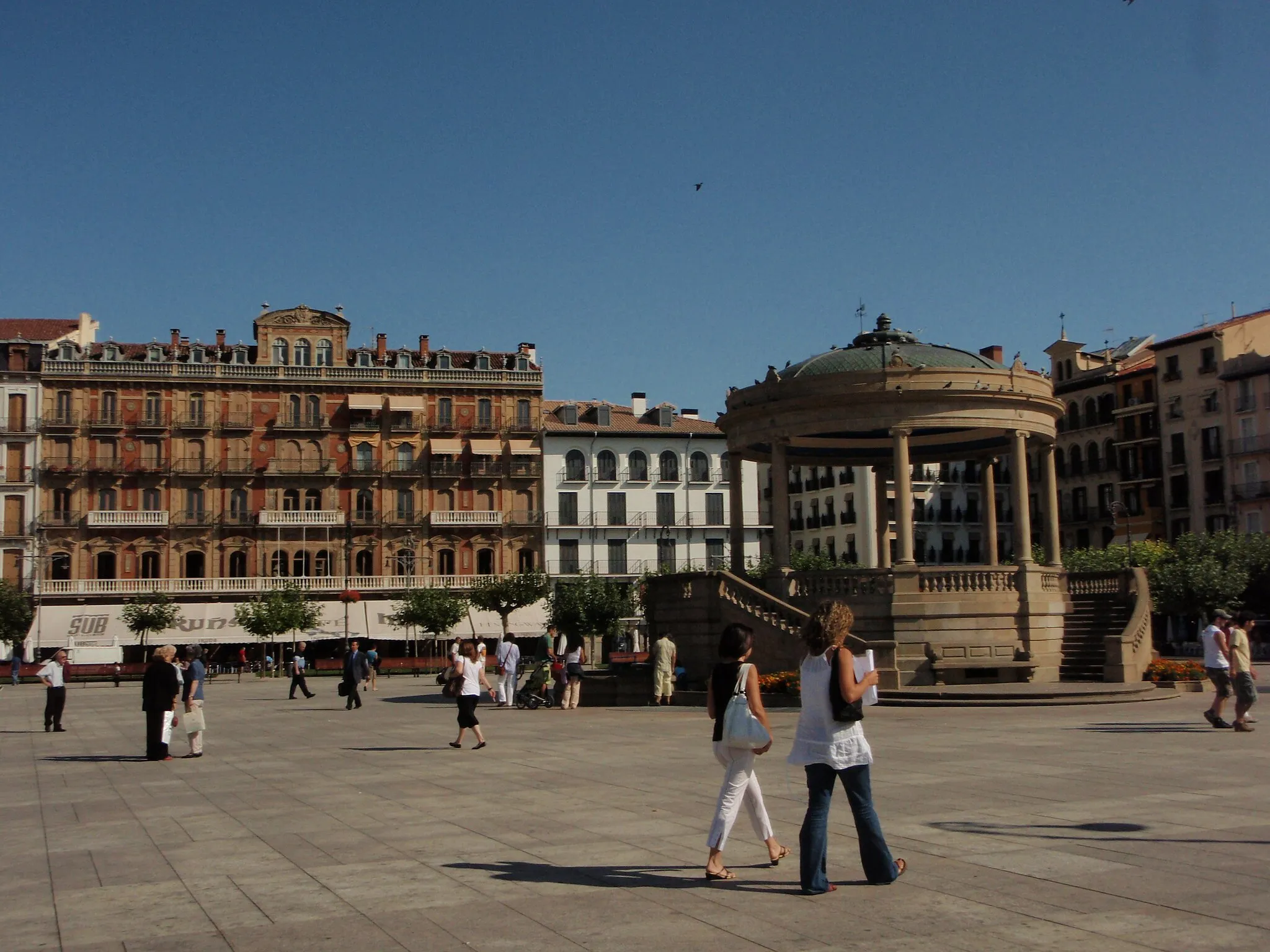 Photo showing: Piazza di Pamplona