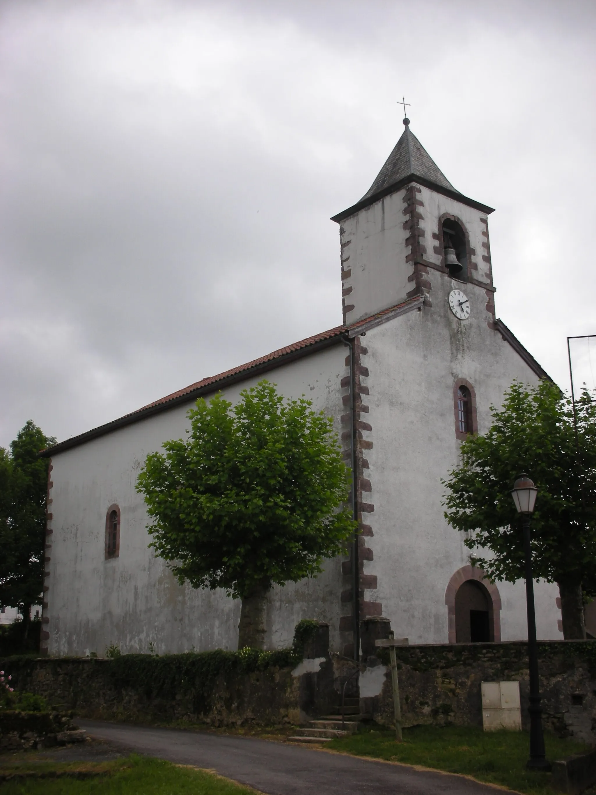 Photo showing: Parish church of Our Lady of the Assumption in Esnazu (France)