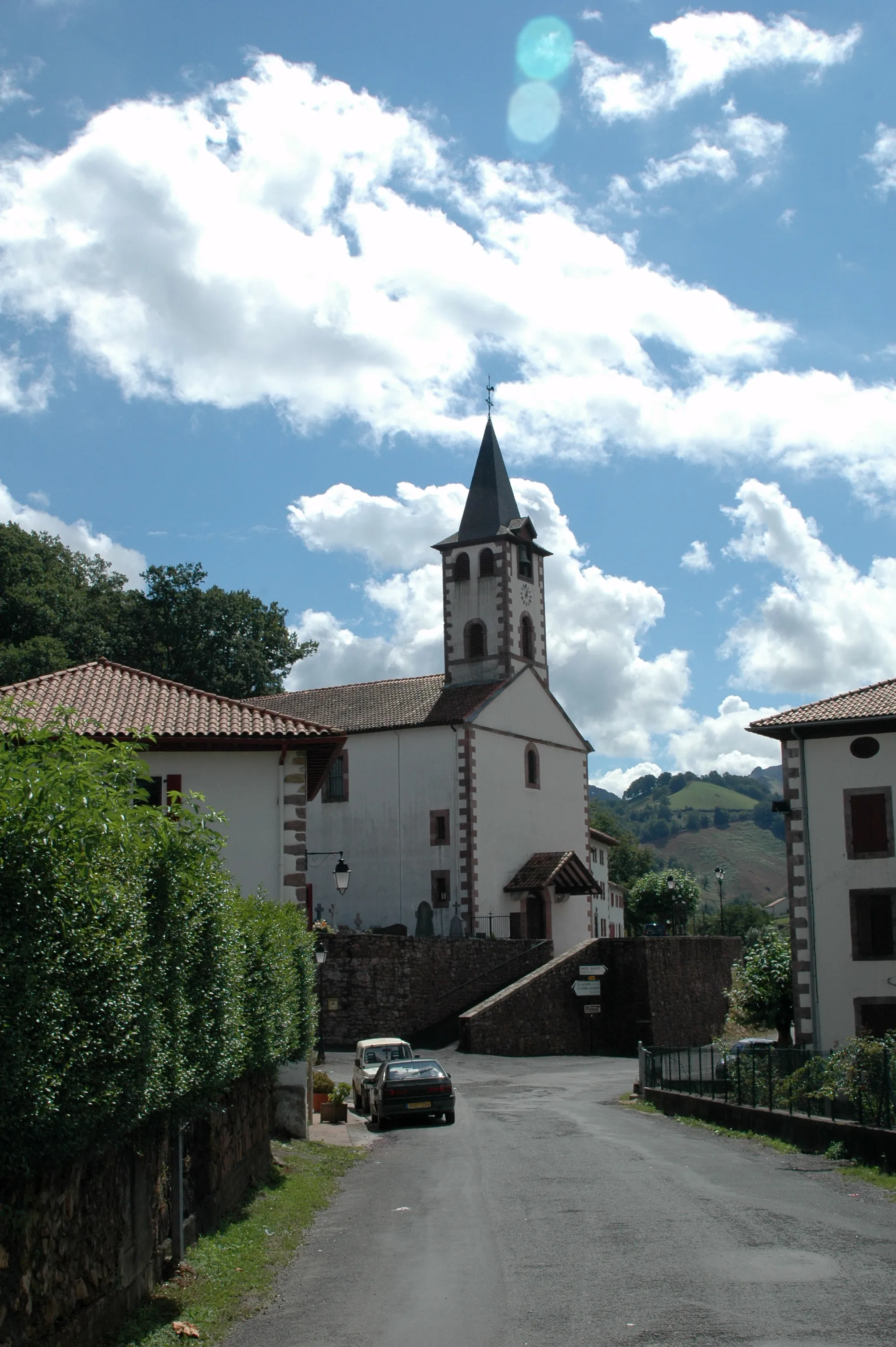 Photo showing: Urepel, l'église paroissiale
