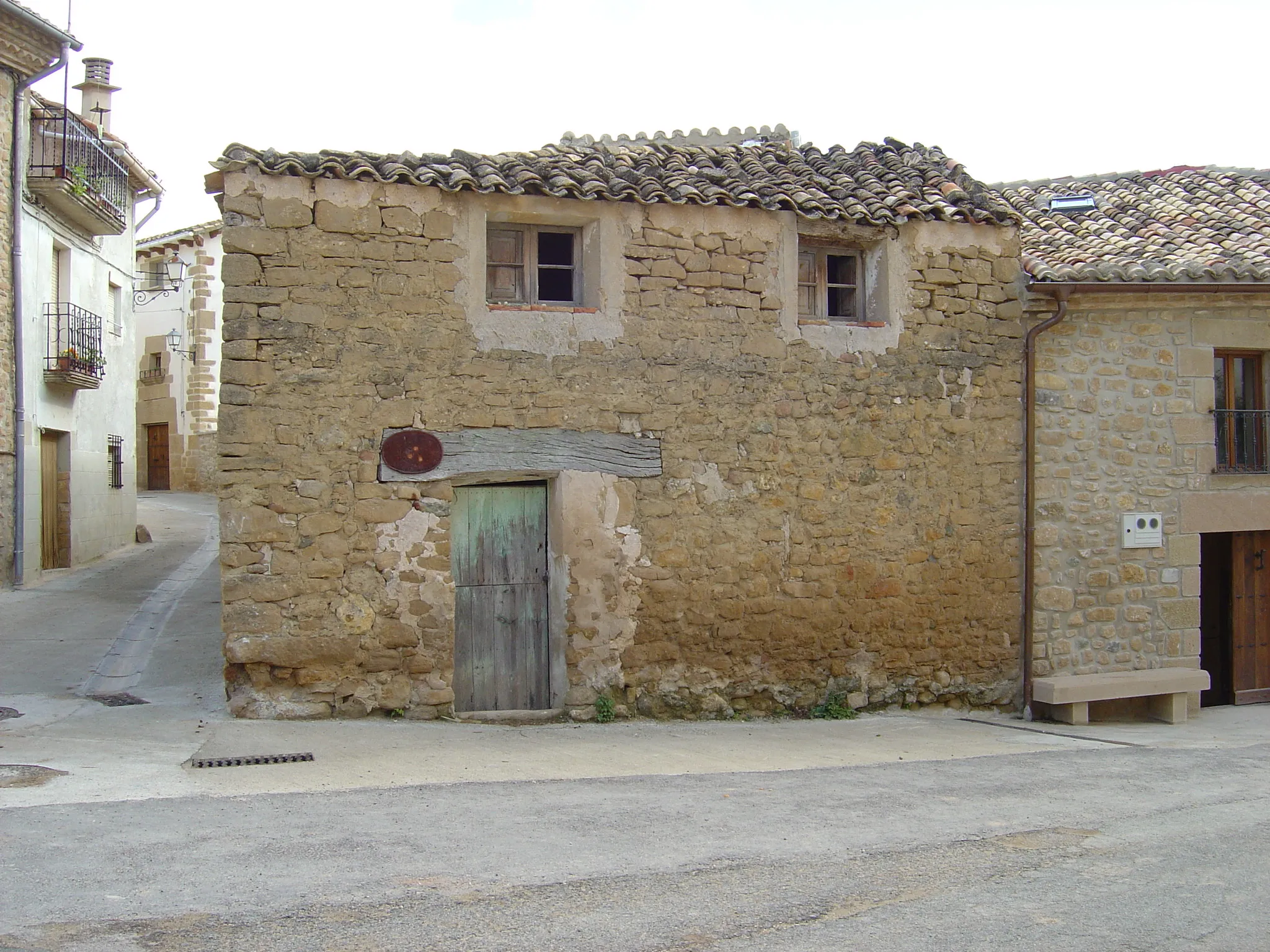 Photo showing: Casa de arquitectura popular en Ázqueta, Navarra.