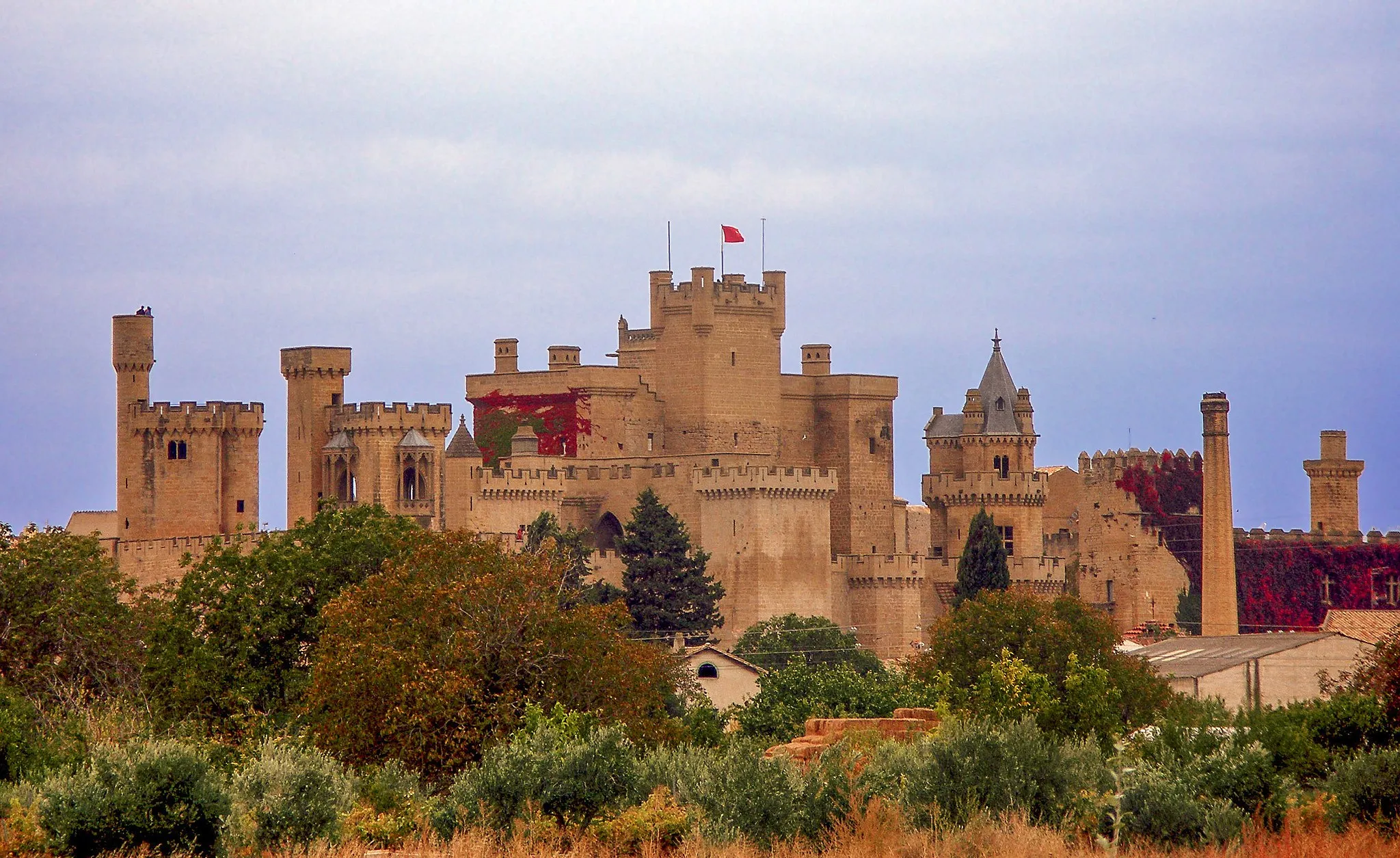 Photo showing: Palace of Olite. Residence of the King and Queen of Navarre.