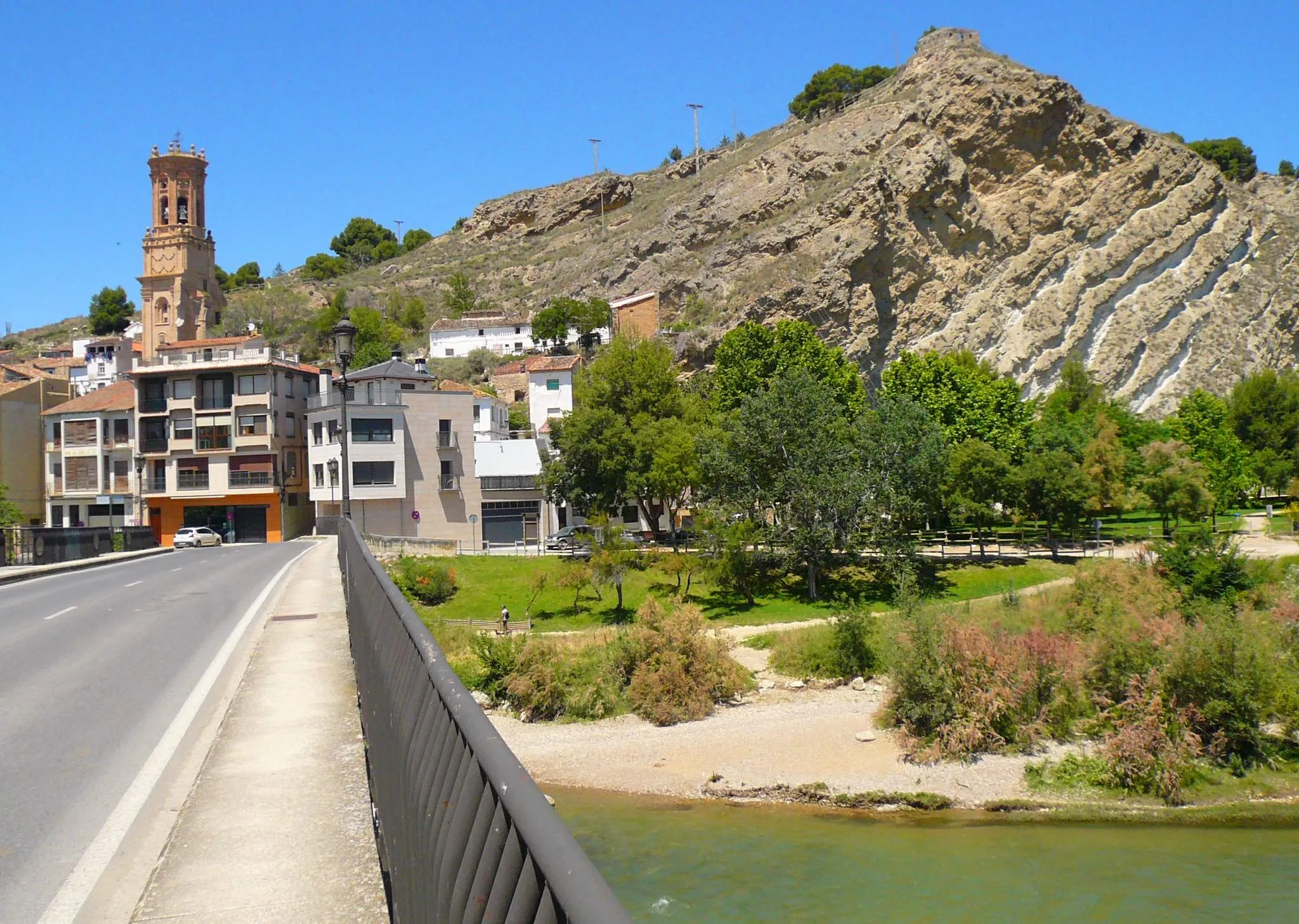 Photo showing: Puente sobre el río Arga en Peralta (Navarra)