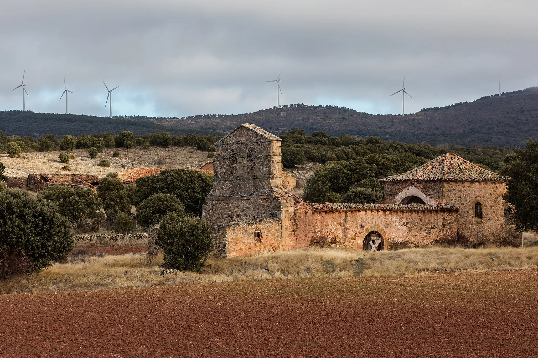 Photo showing: Church of St Just and Pastor, Castellanos del Campo, Soria, Spain