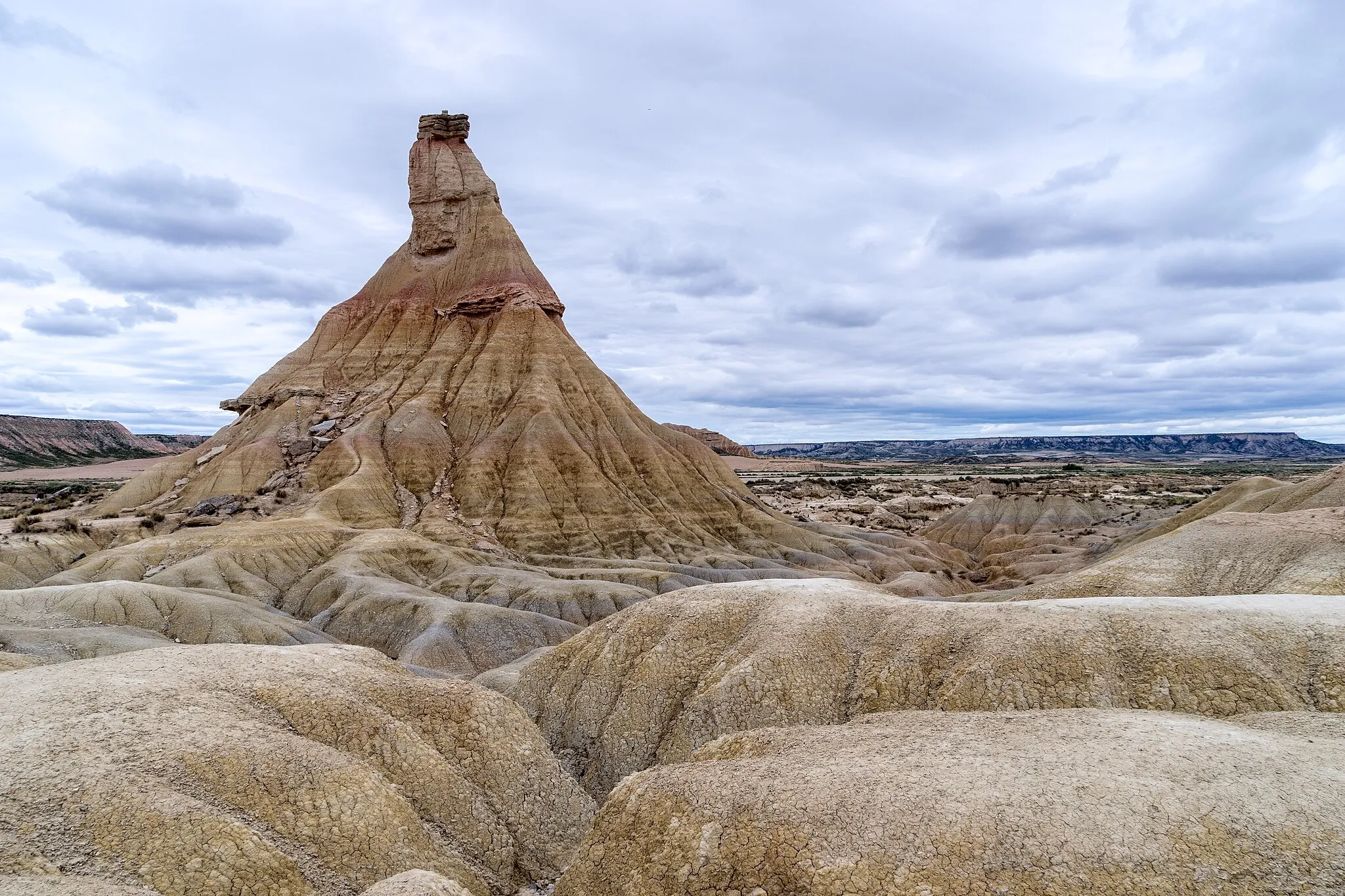 Photo showing: Castil de Tierra, symbole du désert des Bardenas