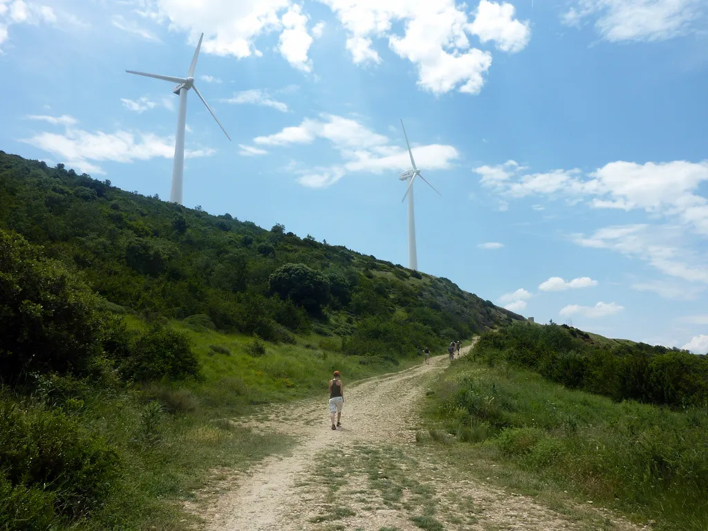 Photo showing: Větrný park na Alto del Perdón jižně od Pamplony, Navarra, Španělsko