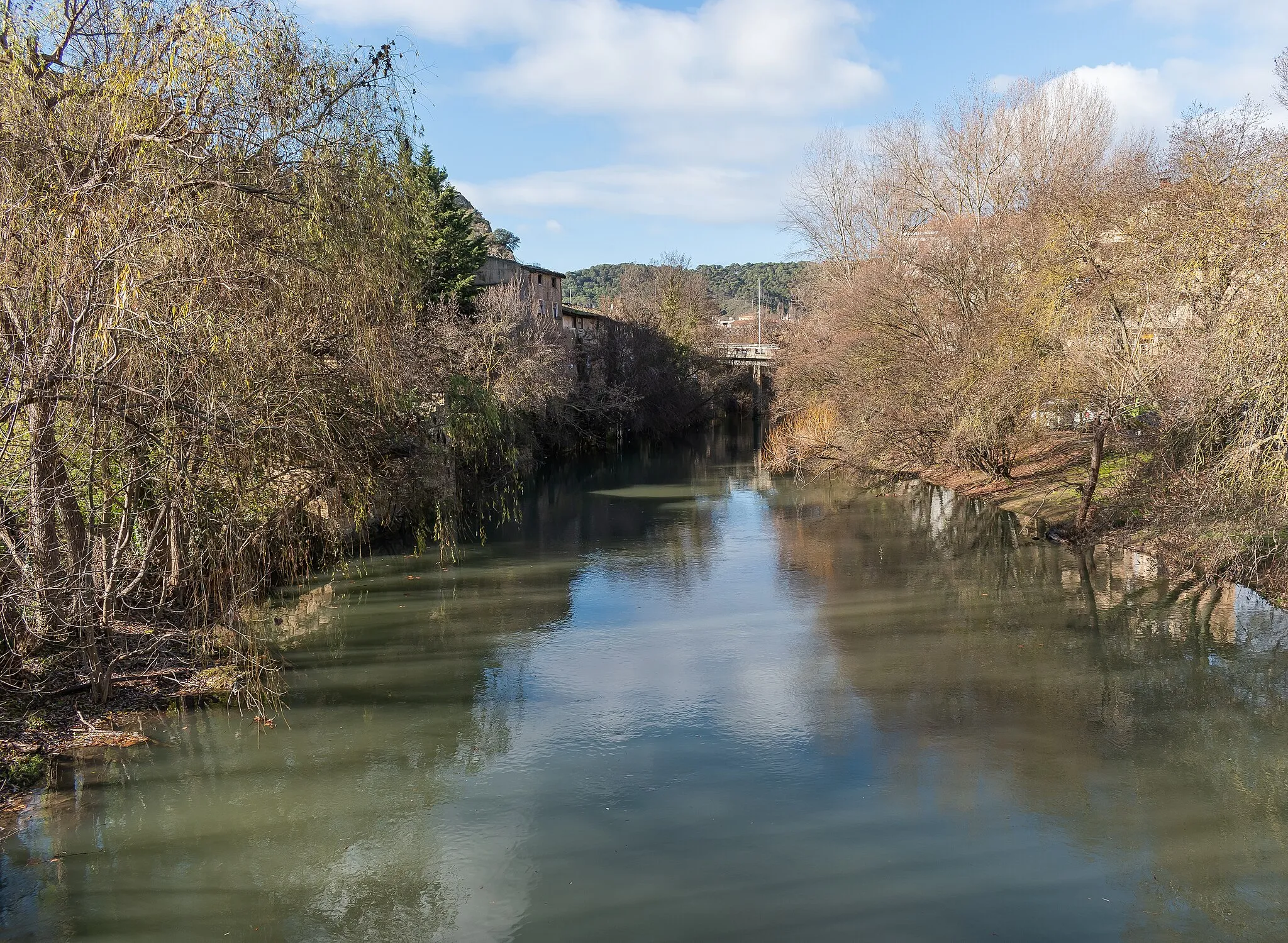 Photo showing: Ega river in Estella-Lizarra, Navarre, Spain