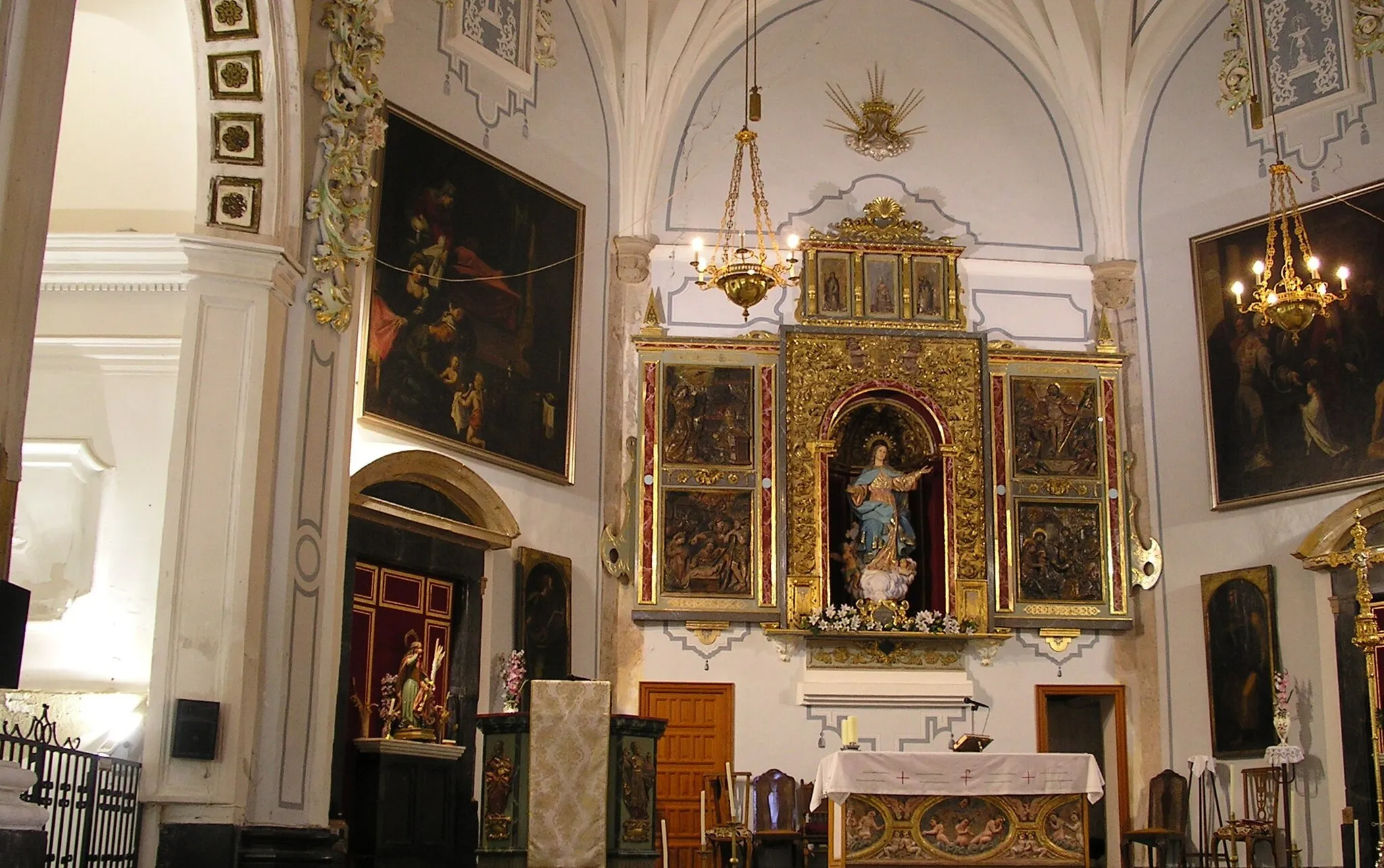 Photo showing: Retablo de la iglesia de la Asunción en Andilla, Valencia, España