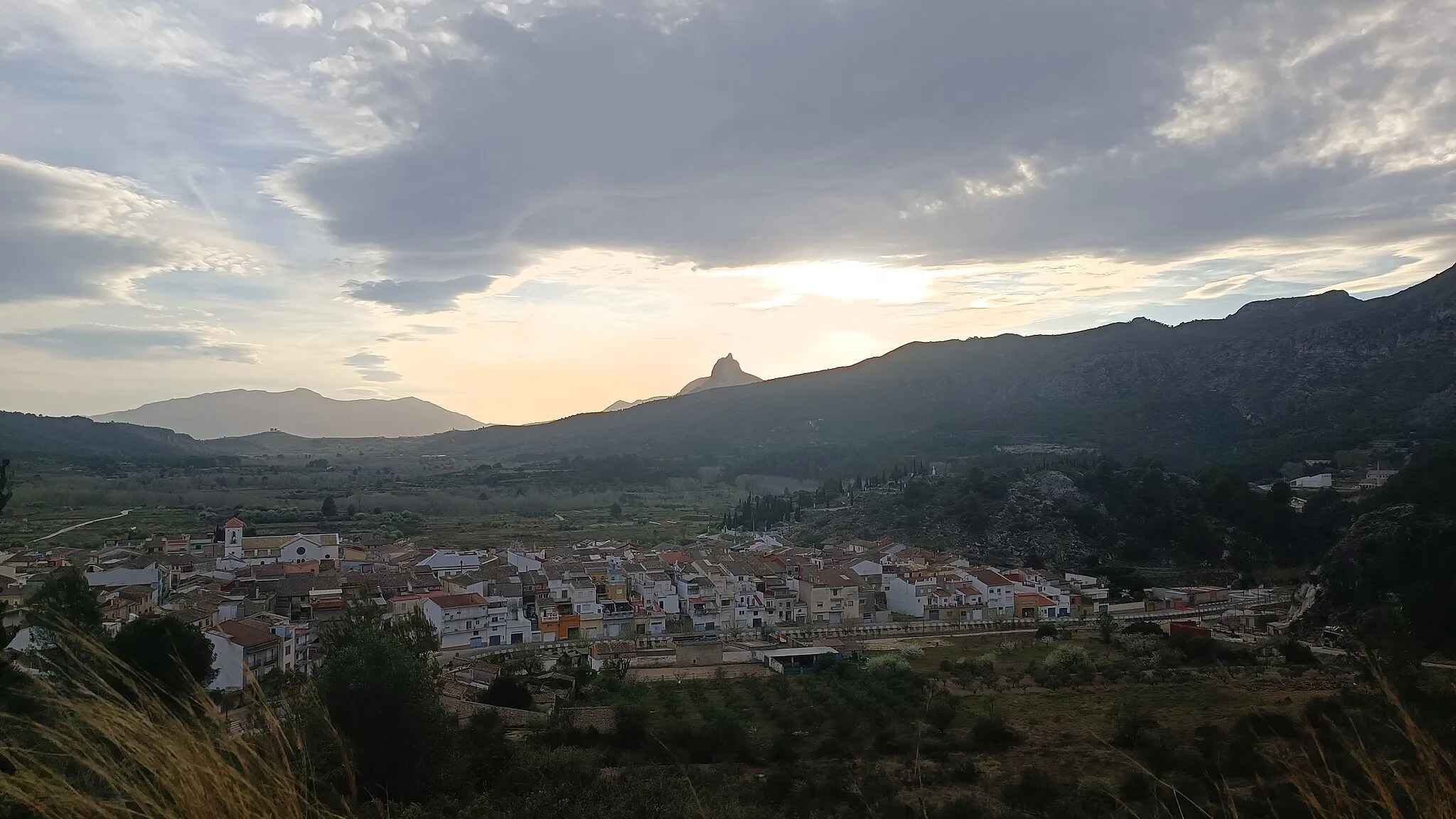 Photo showing: Lorcha, vista de la localidad