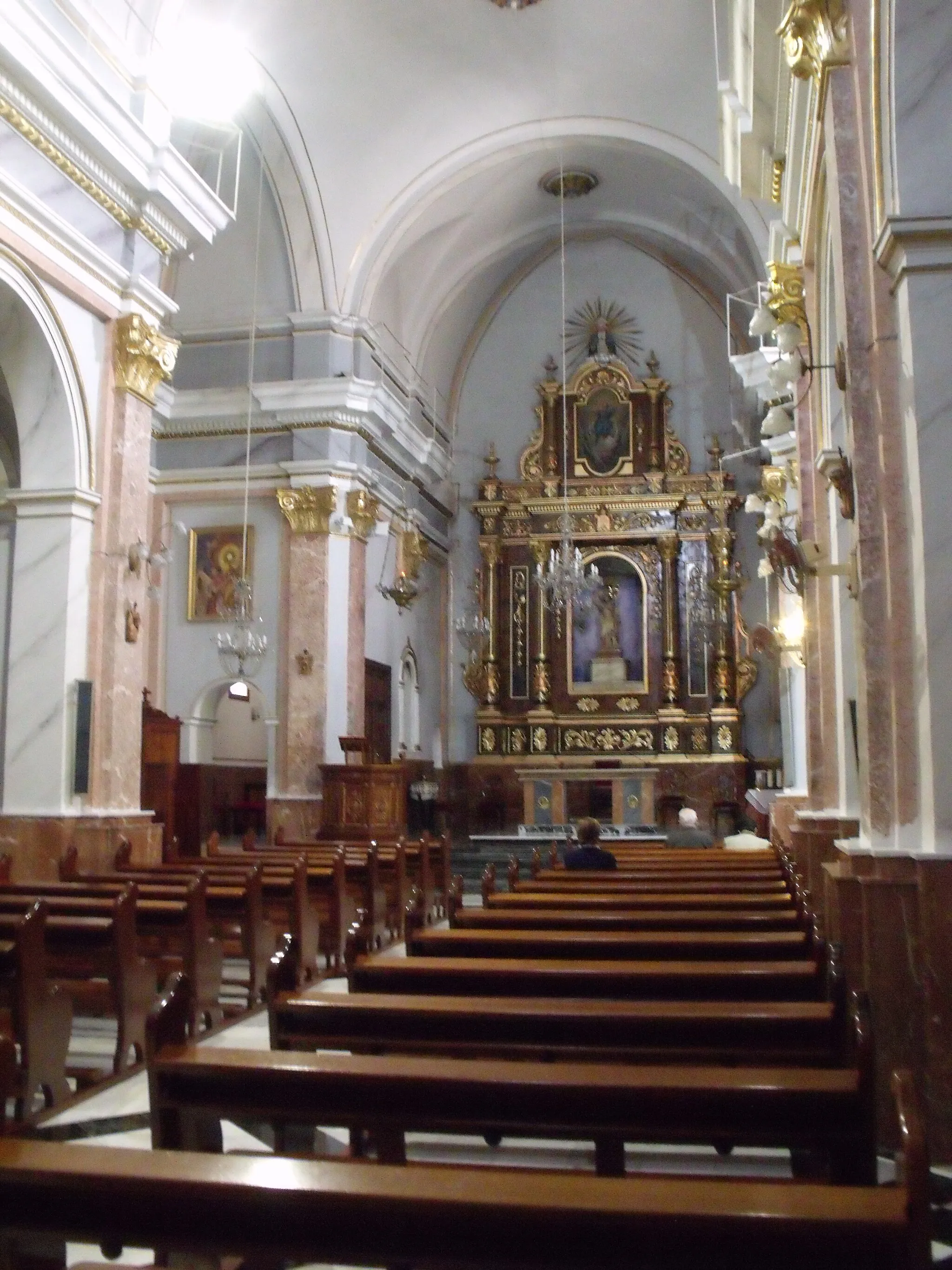 Photo showing: Benicolet, Iglesia de San Juan Bautista, interior