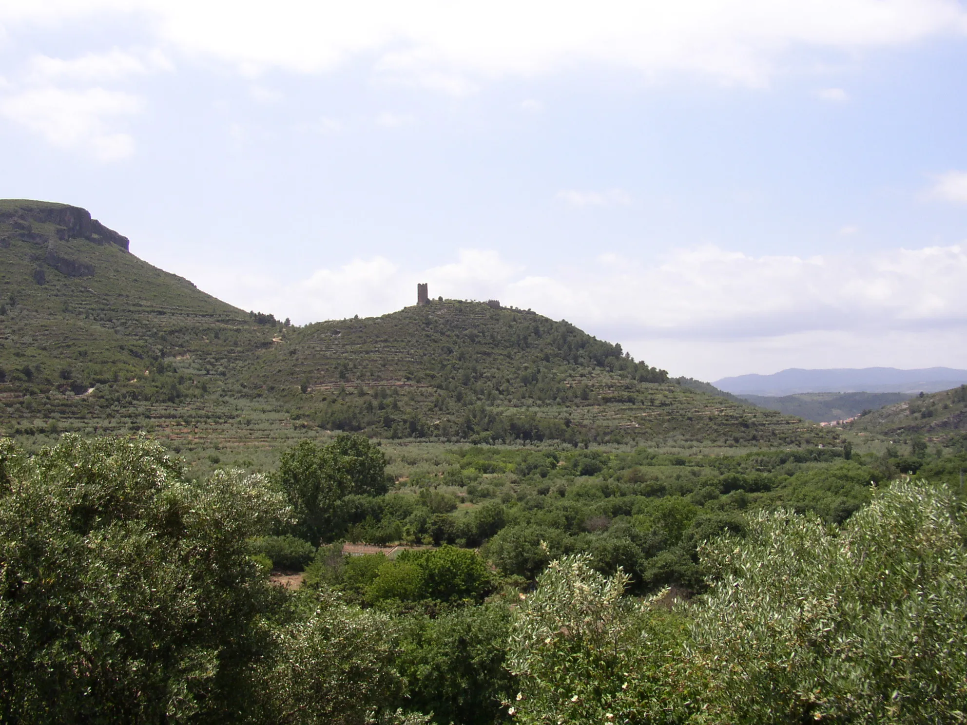 Photo showing: Castellón (Comunidad Valenciana) España. 
Vall de Almonacid. Castillo de Almonecir.