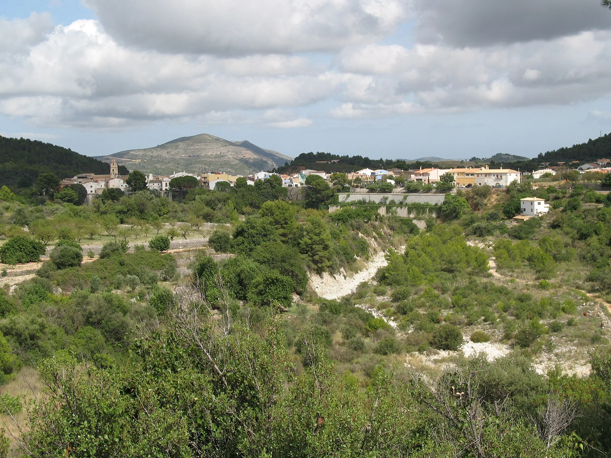 Photo showing: Picture of the town of Benigembla