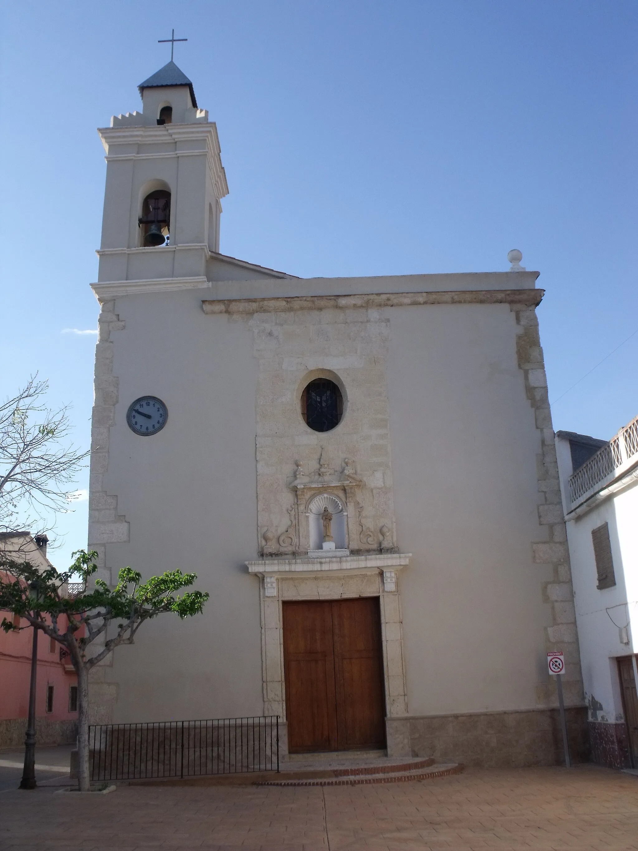 Photo showing: Lugar Nuevo de Fenollet. Iglesia parroquial de San Diego de Alcalá