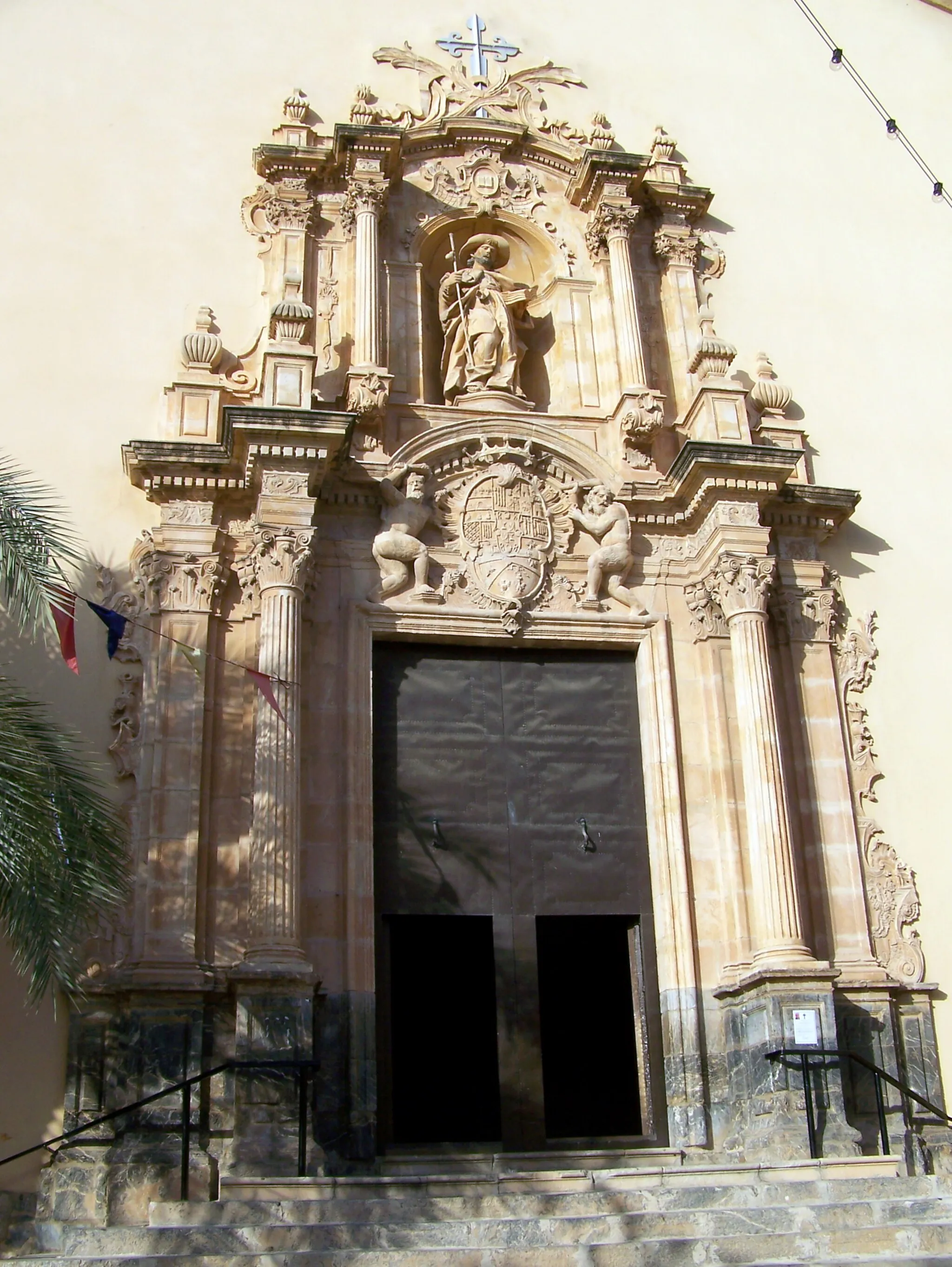 Photo showing: Iglesia de Santiago Apóstol : portal barroco-rococó (1753-1755) - Albatera (Provincia de Alicante, España)