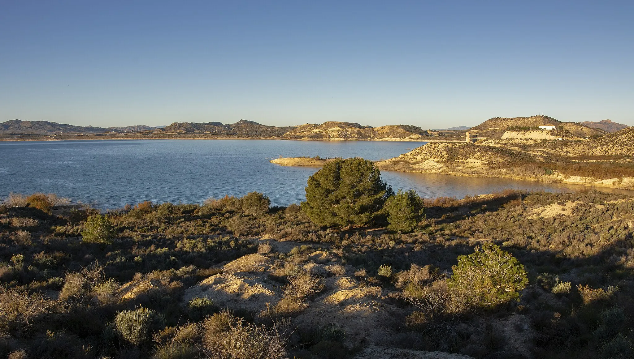 Photo showing: Embalse de La Pedrera am frühen Morgen