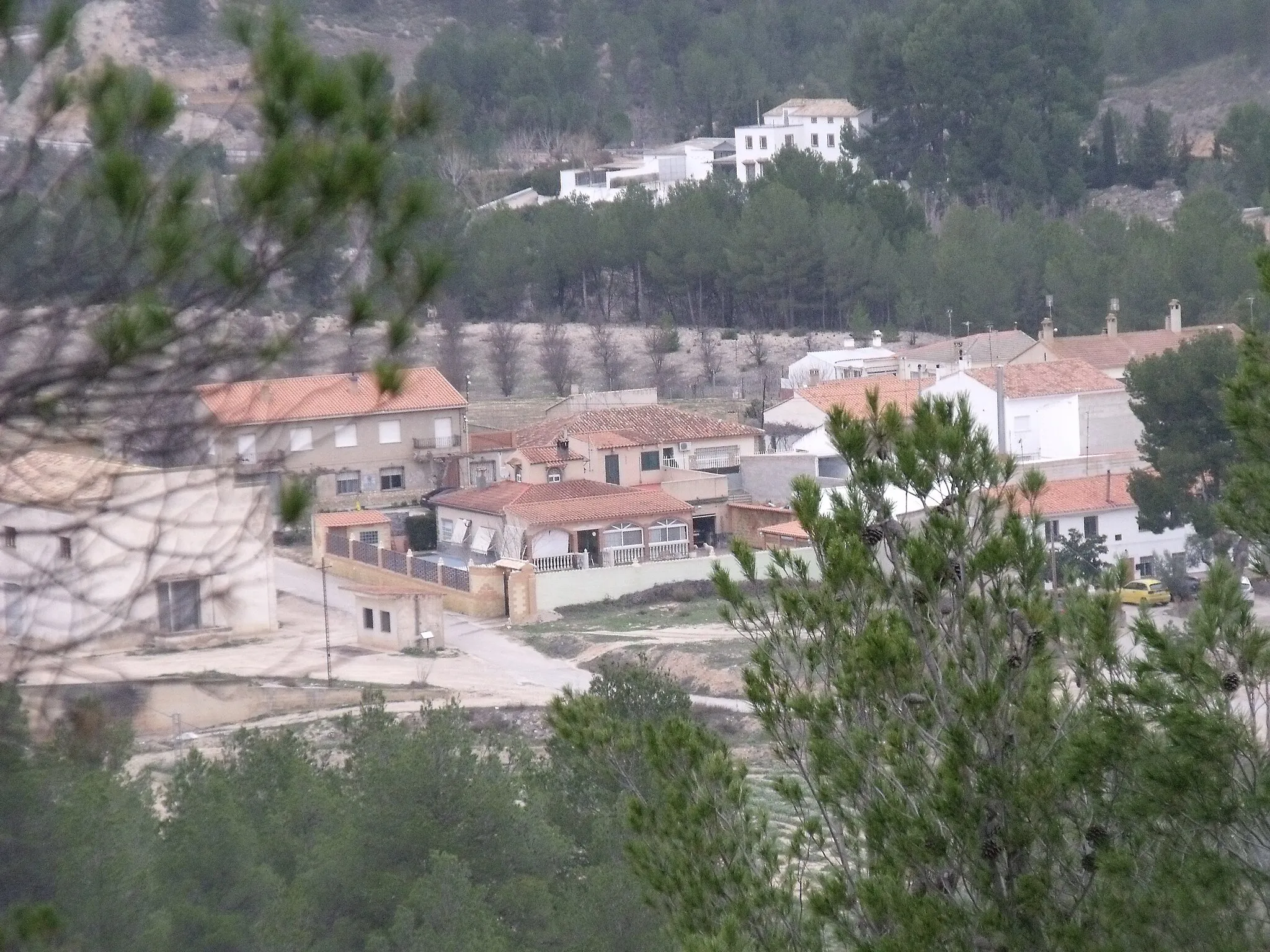Photo showing: Vista de parte de las casas de Villatoya