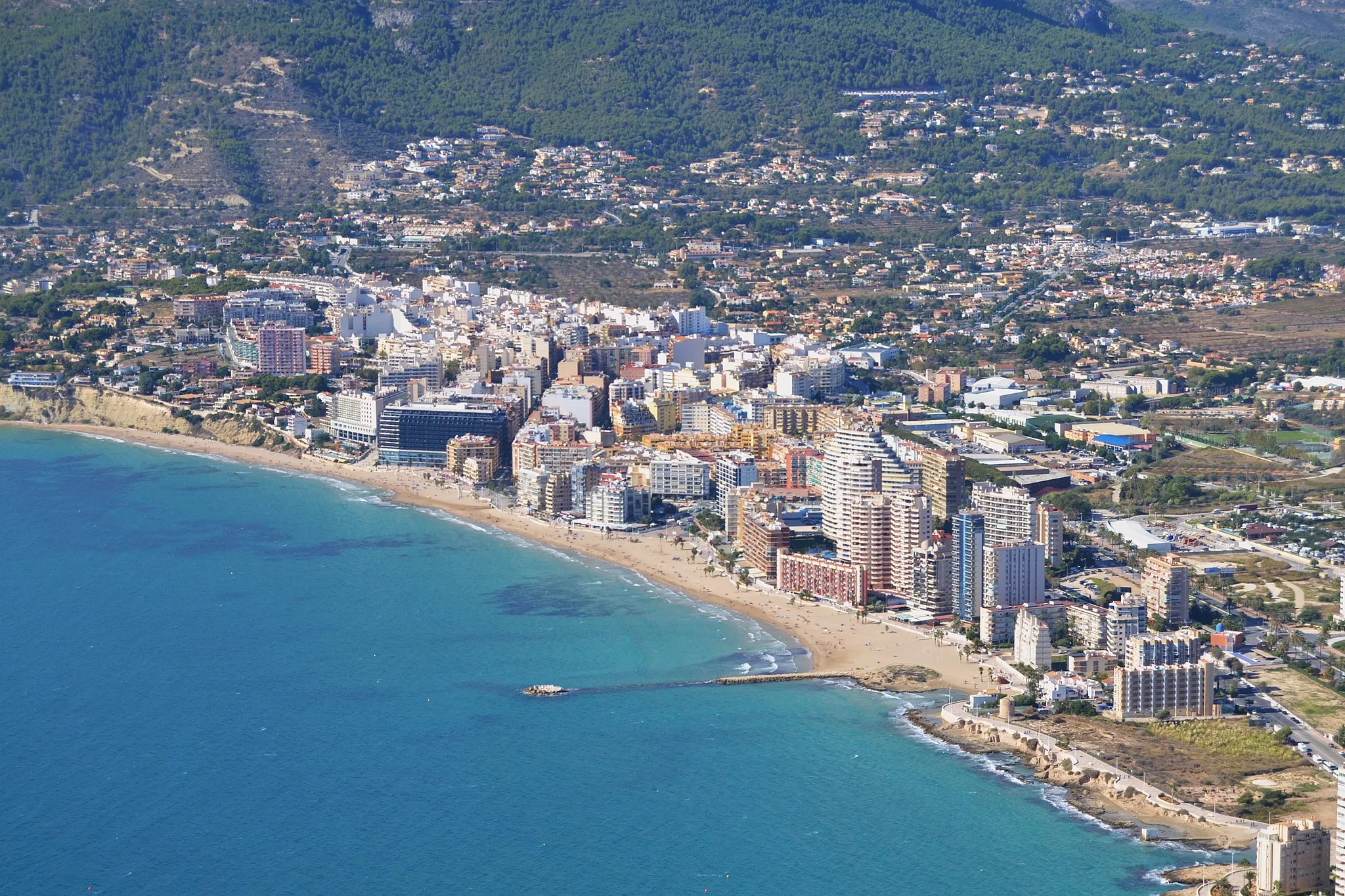 Photo showing: Calp des del Penyal d'Ifac.