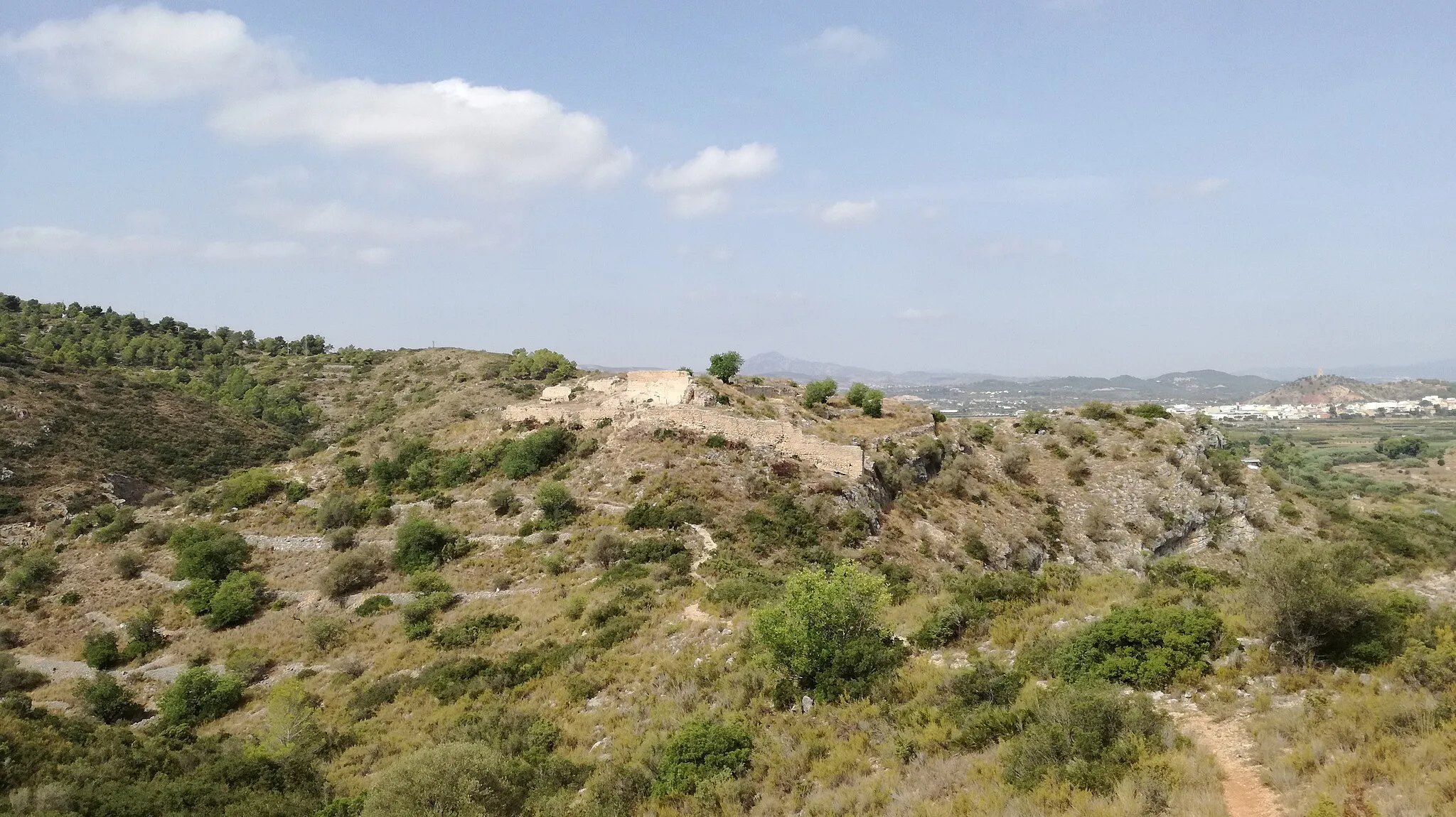 Photo showing: Vista del Castell dels Alcalans.