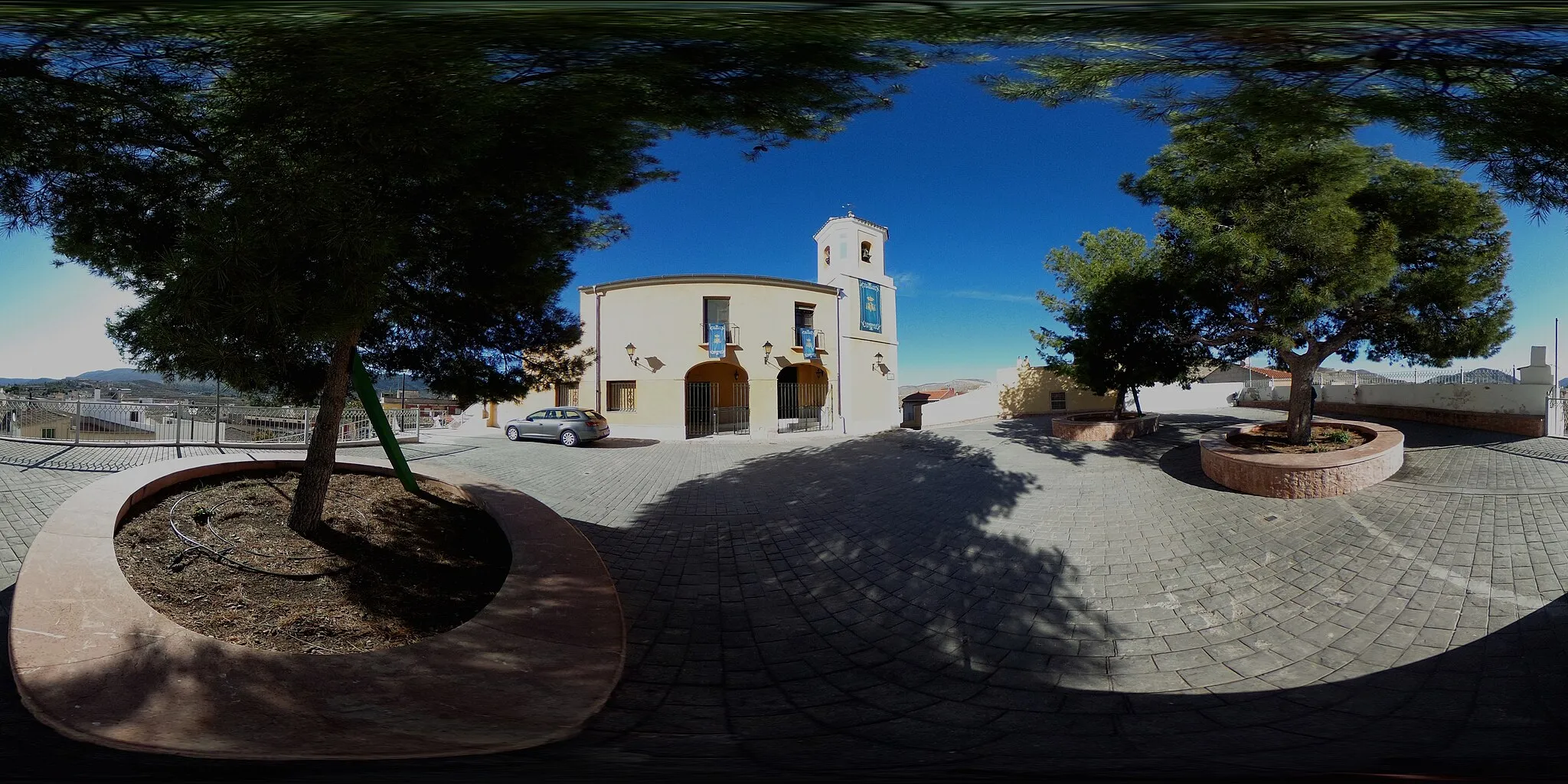 Photo showing: Hondón de las Nieves - Plaza de la Iglesia