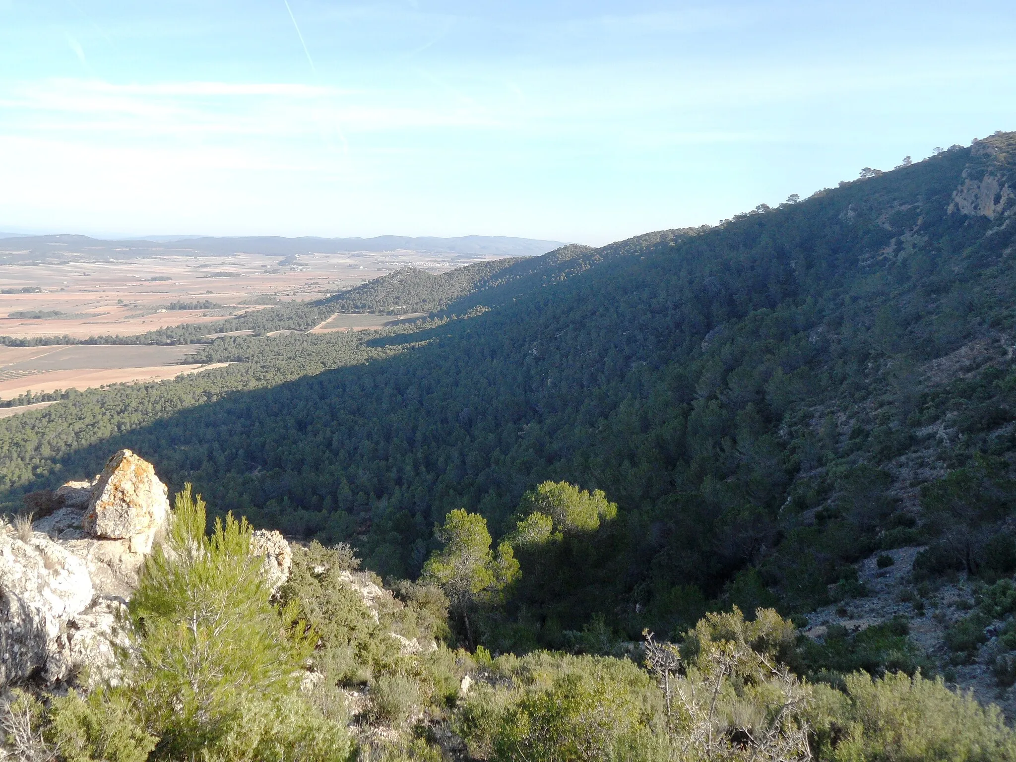 Photo showing: L'Ombria de la Safra en la Serra del Morrón, a la partida de la Safra (Villena).